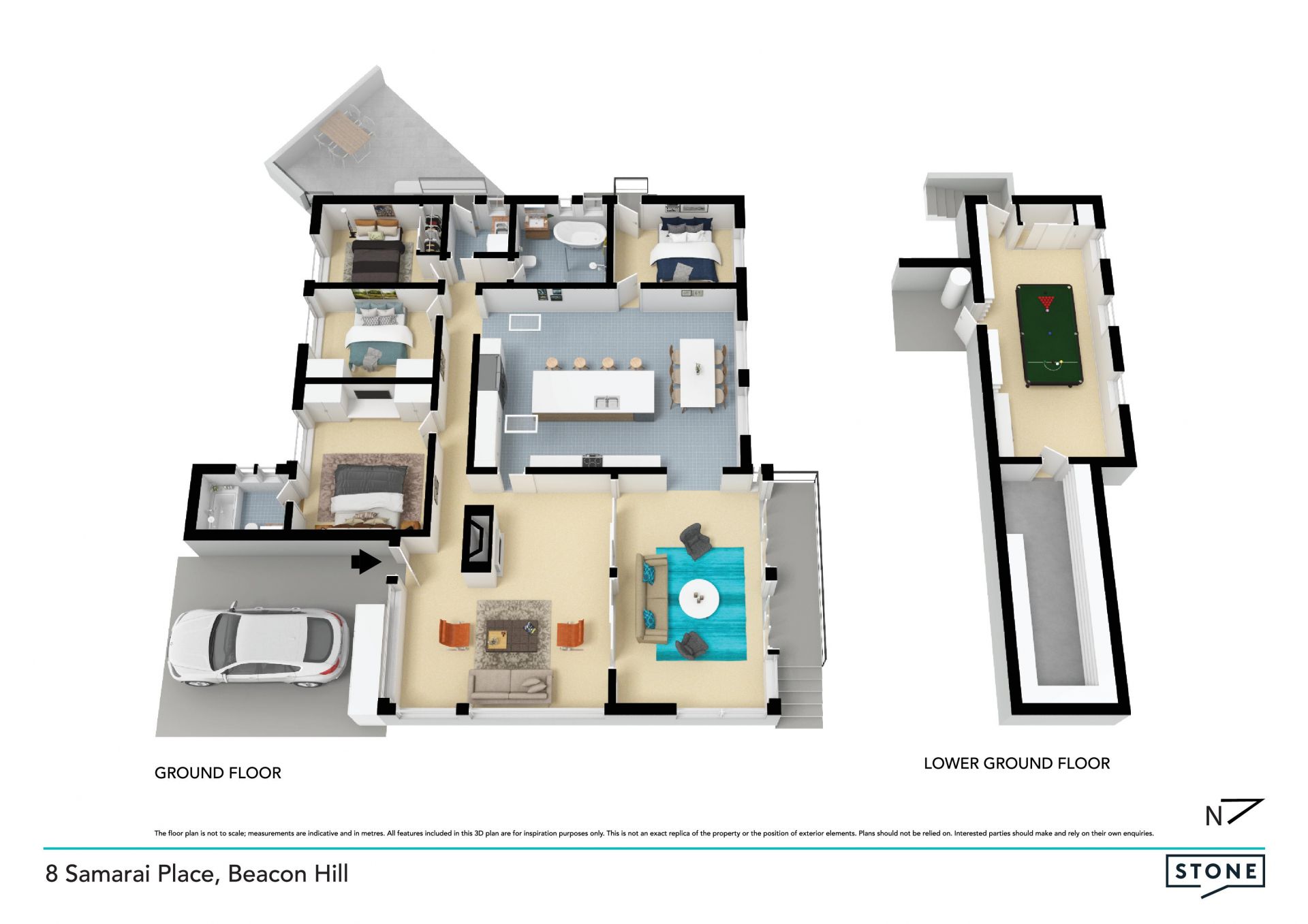 Sunny family entertainer in prime leafy cul-de-sac