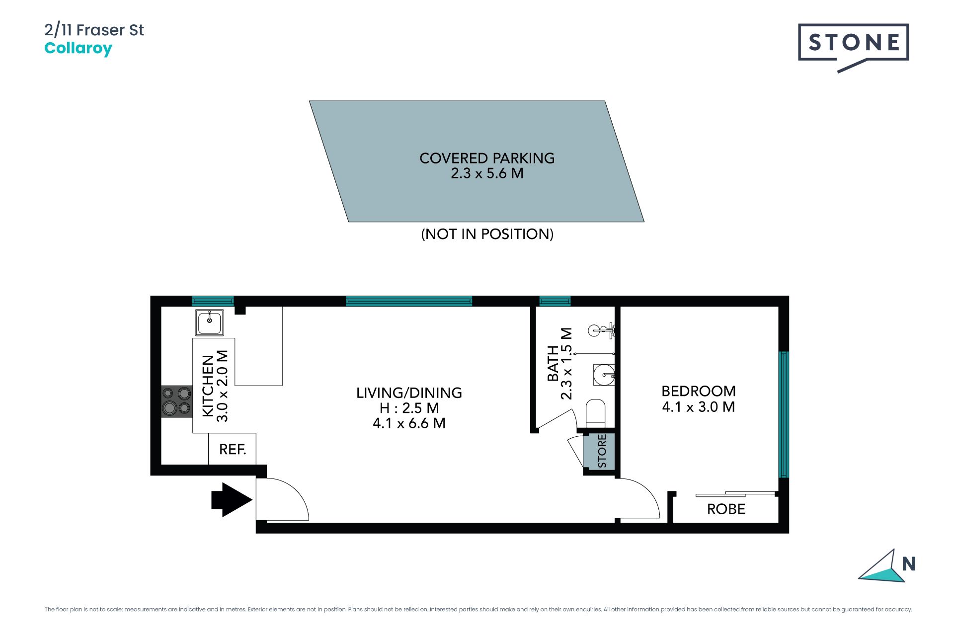 Stylishly renovated ground floor apartment