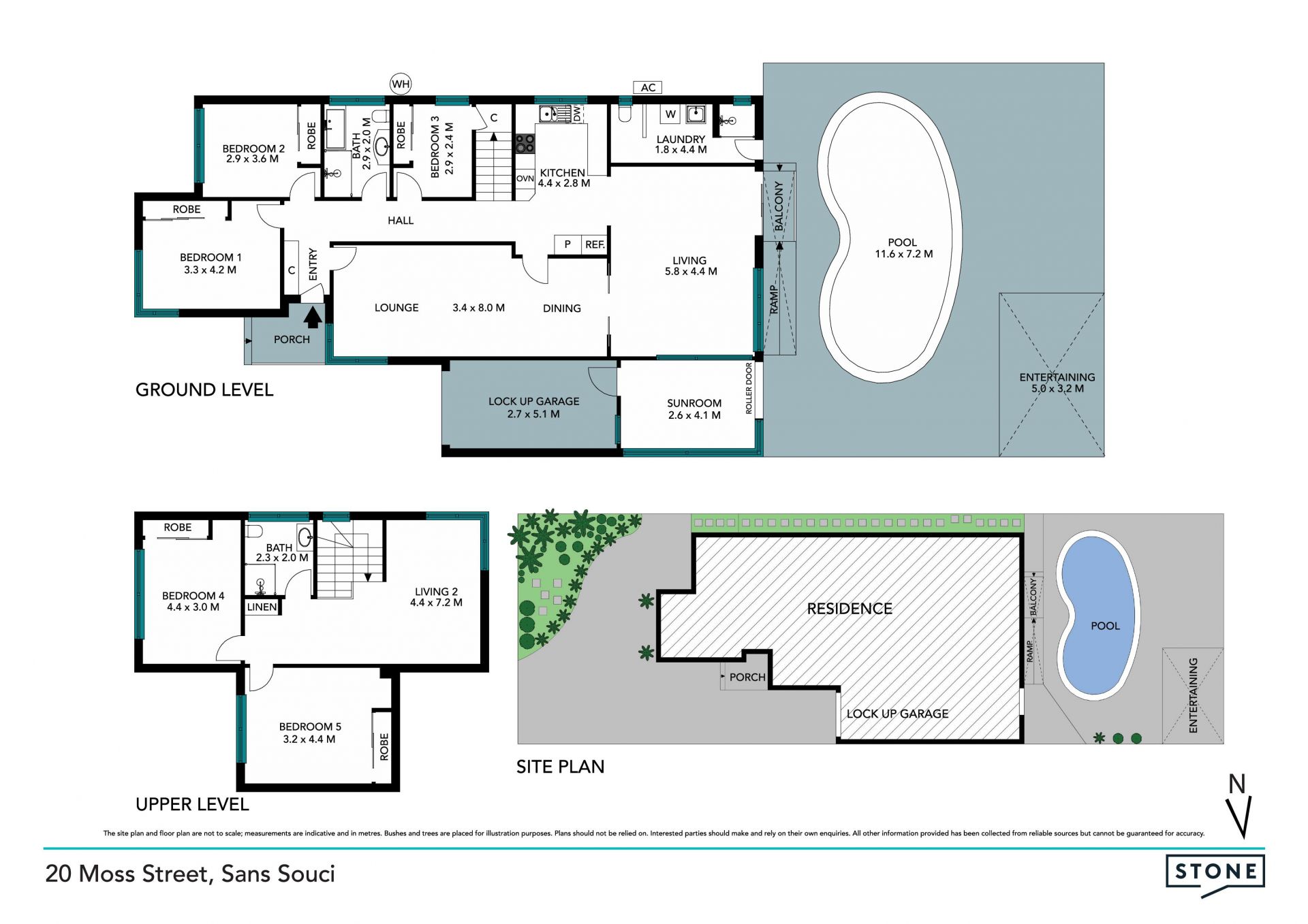 Parkside oasis with pool in prime beachside locale