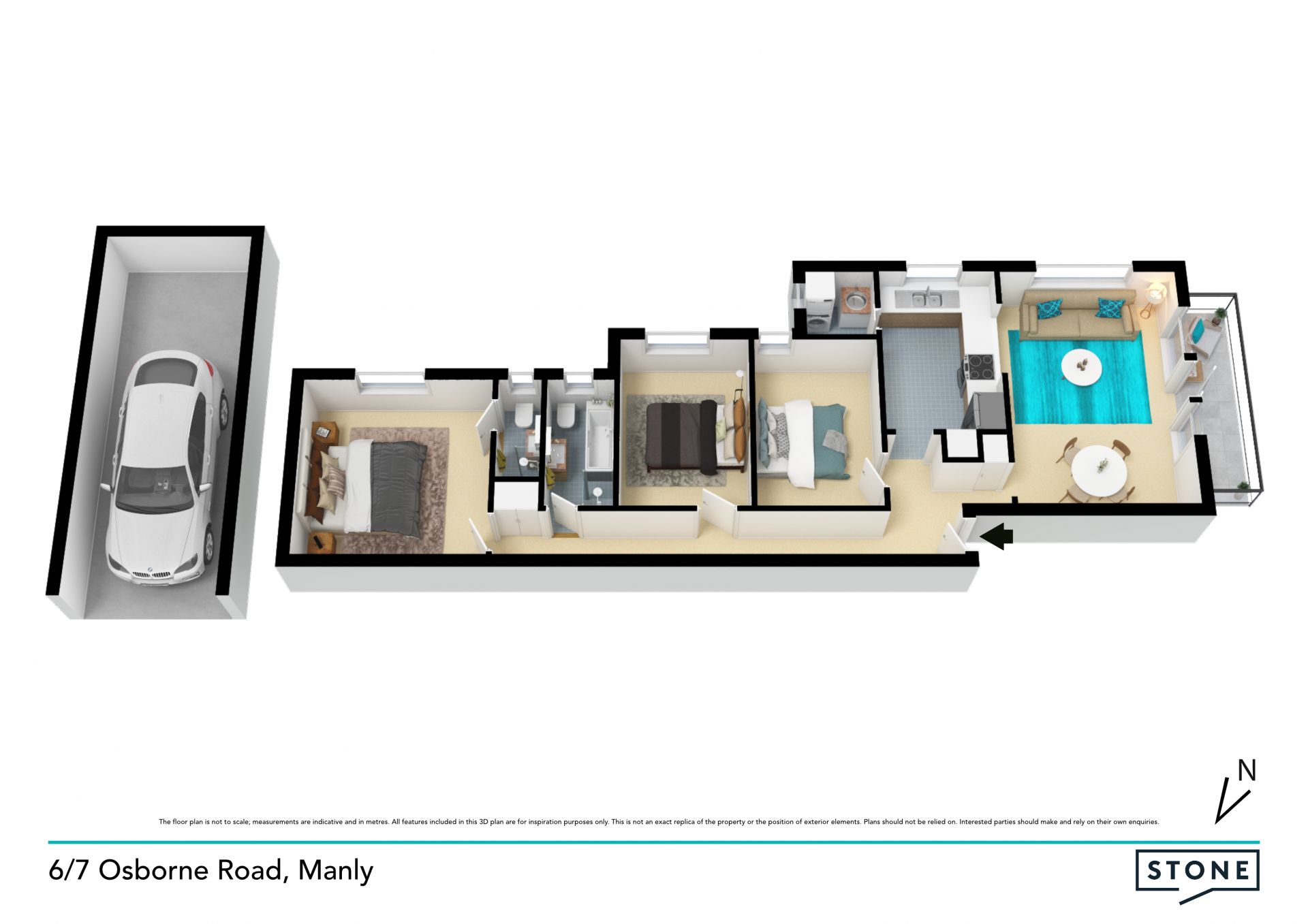Harbourside apartment brimming with potential