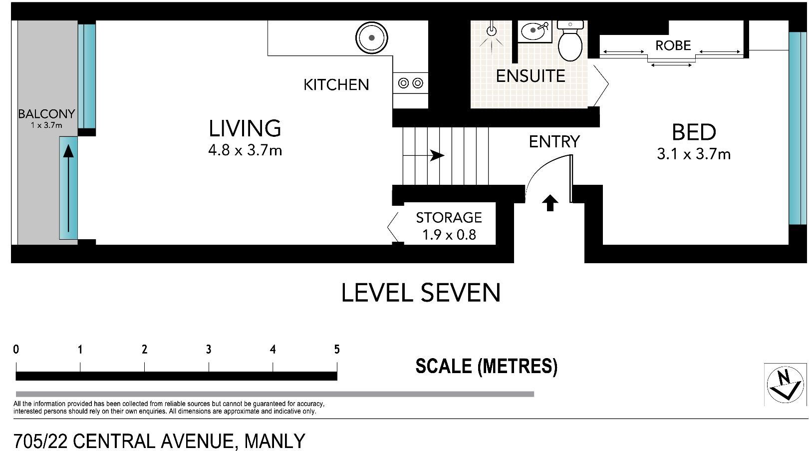 Beautifully presented beachside apartment