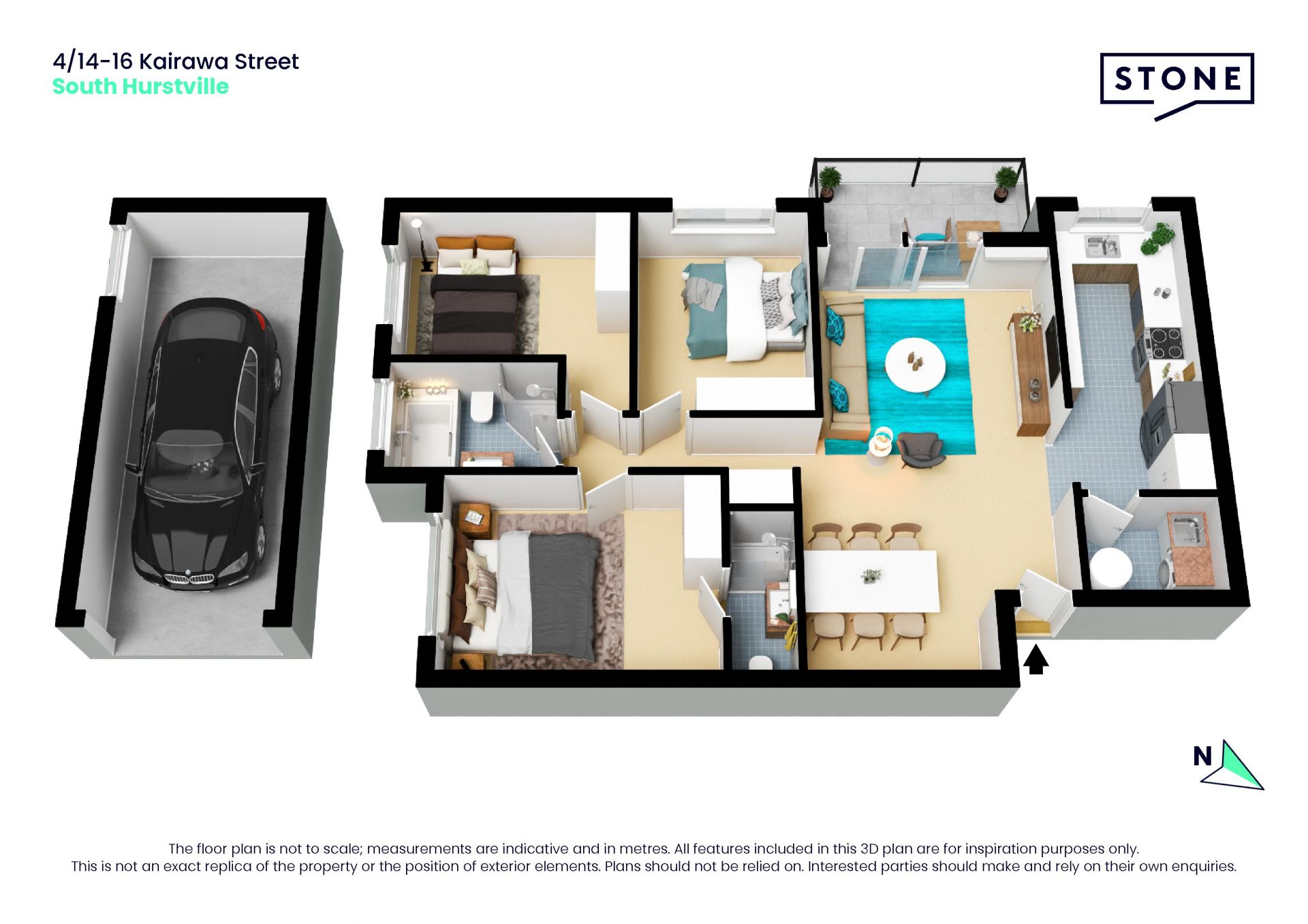 Charming First-Floor Renovated Apartment in a Well-Maintained Complex