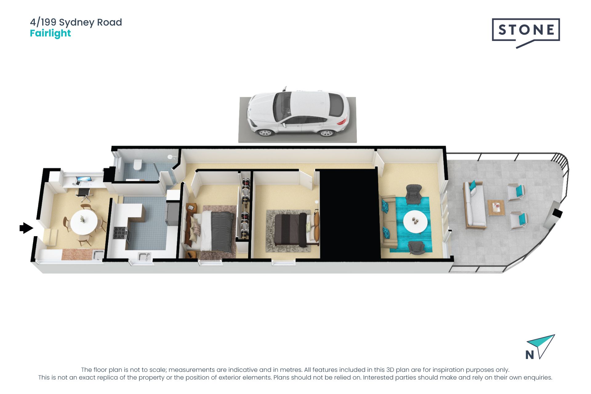 Amazing 137sqm garden apartment with the feel of a semi
