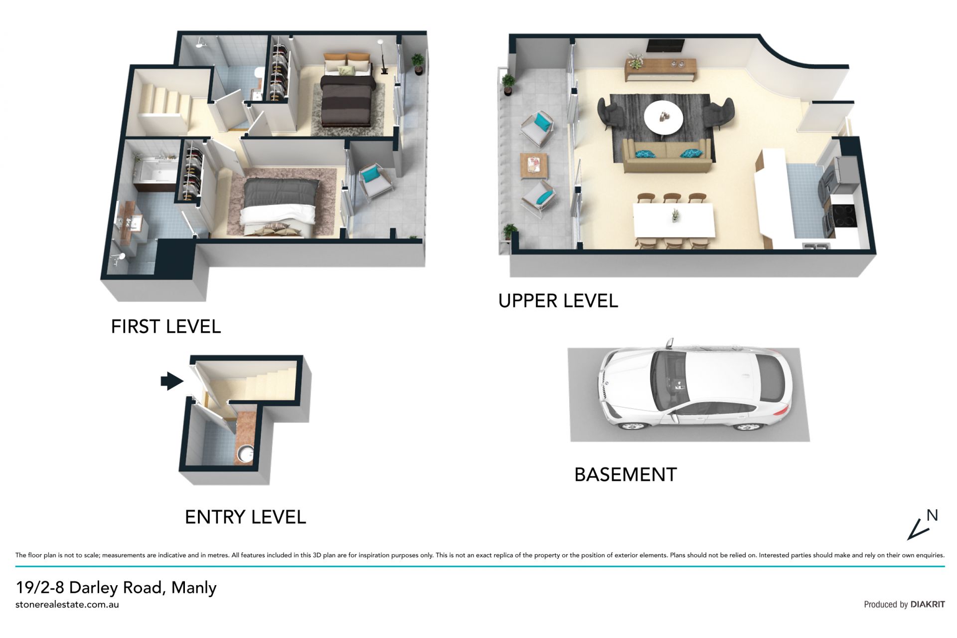 Exclusive executive apartment in the village hub