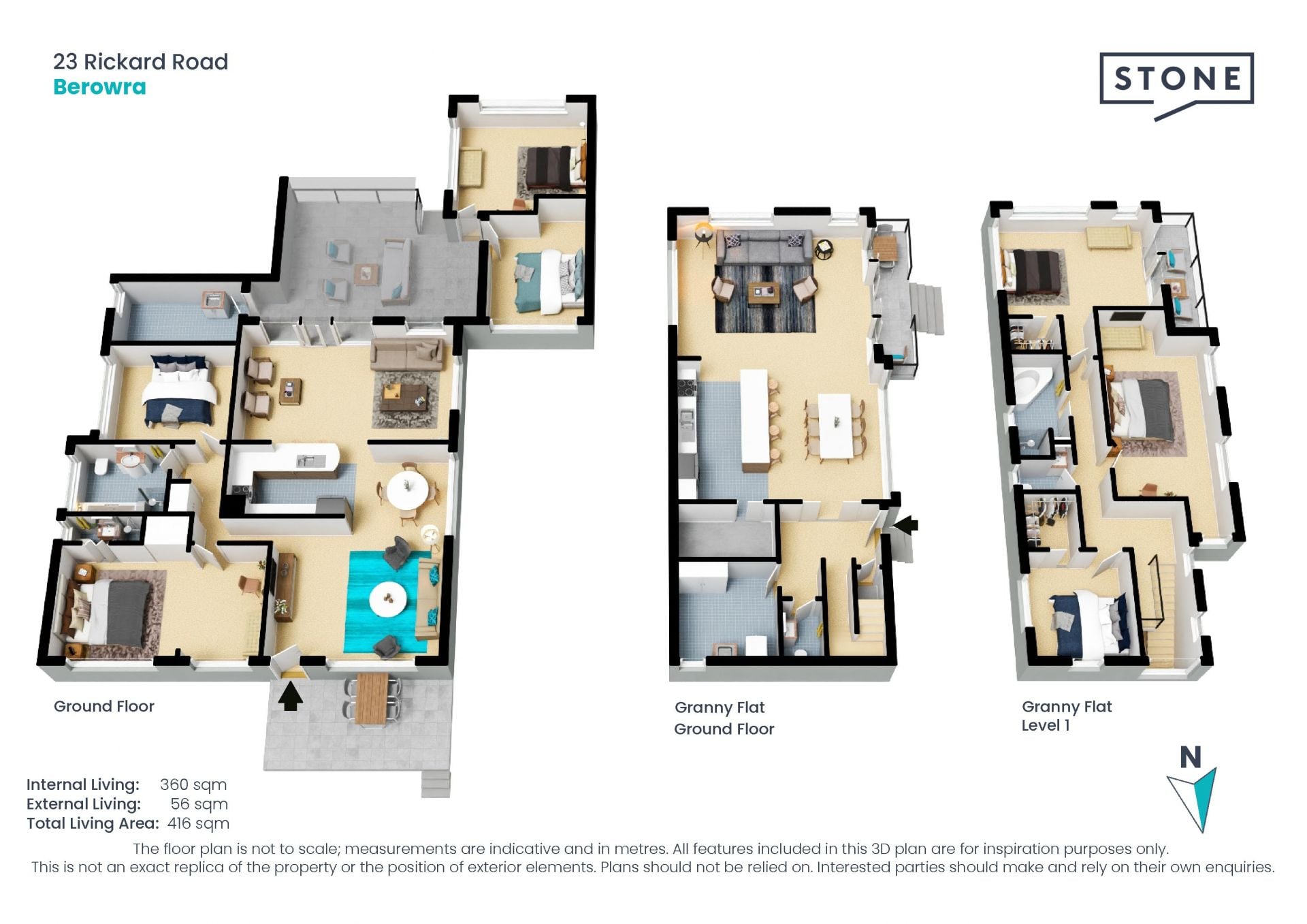 Walk to Station - Modern house with double storey granny flat