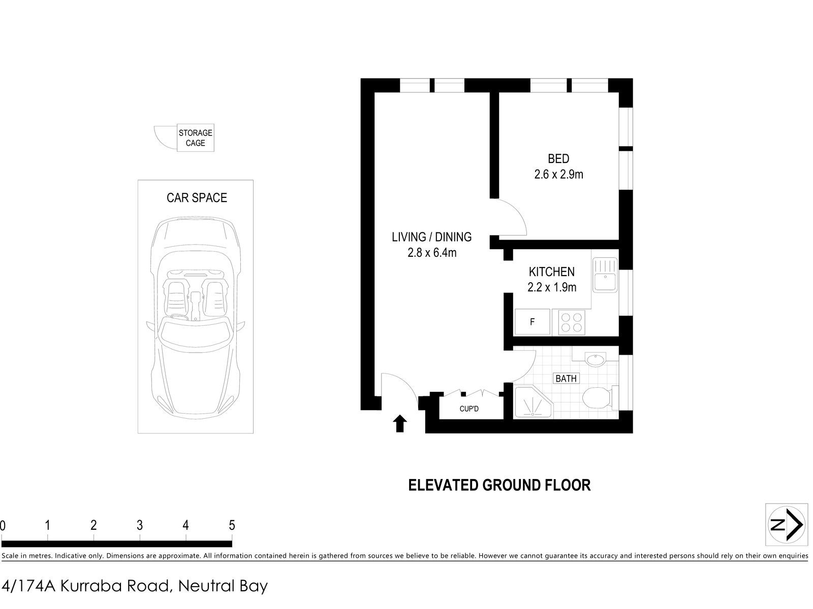 Renovated 1 bedroom apartment with parking