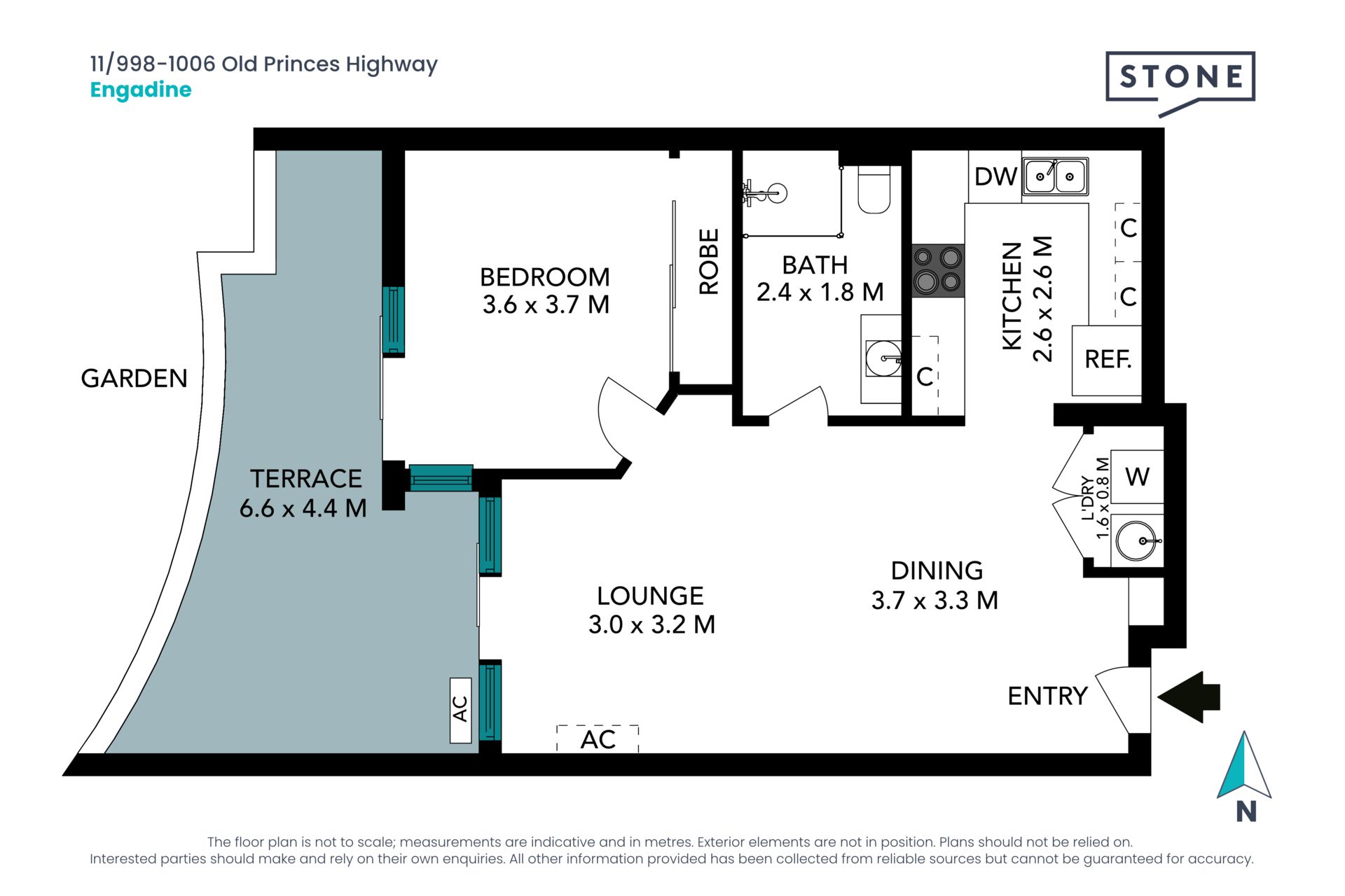 Private courtyard apartment in a central address