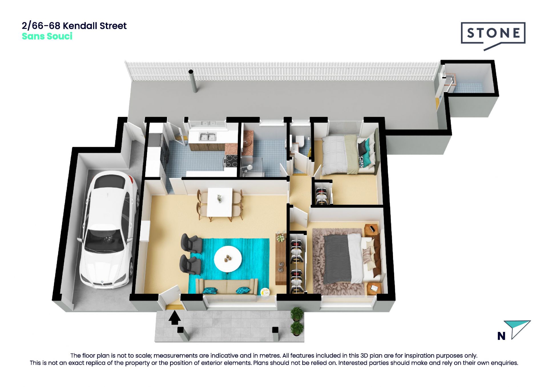 Fresh, bright living with welcoming charm
