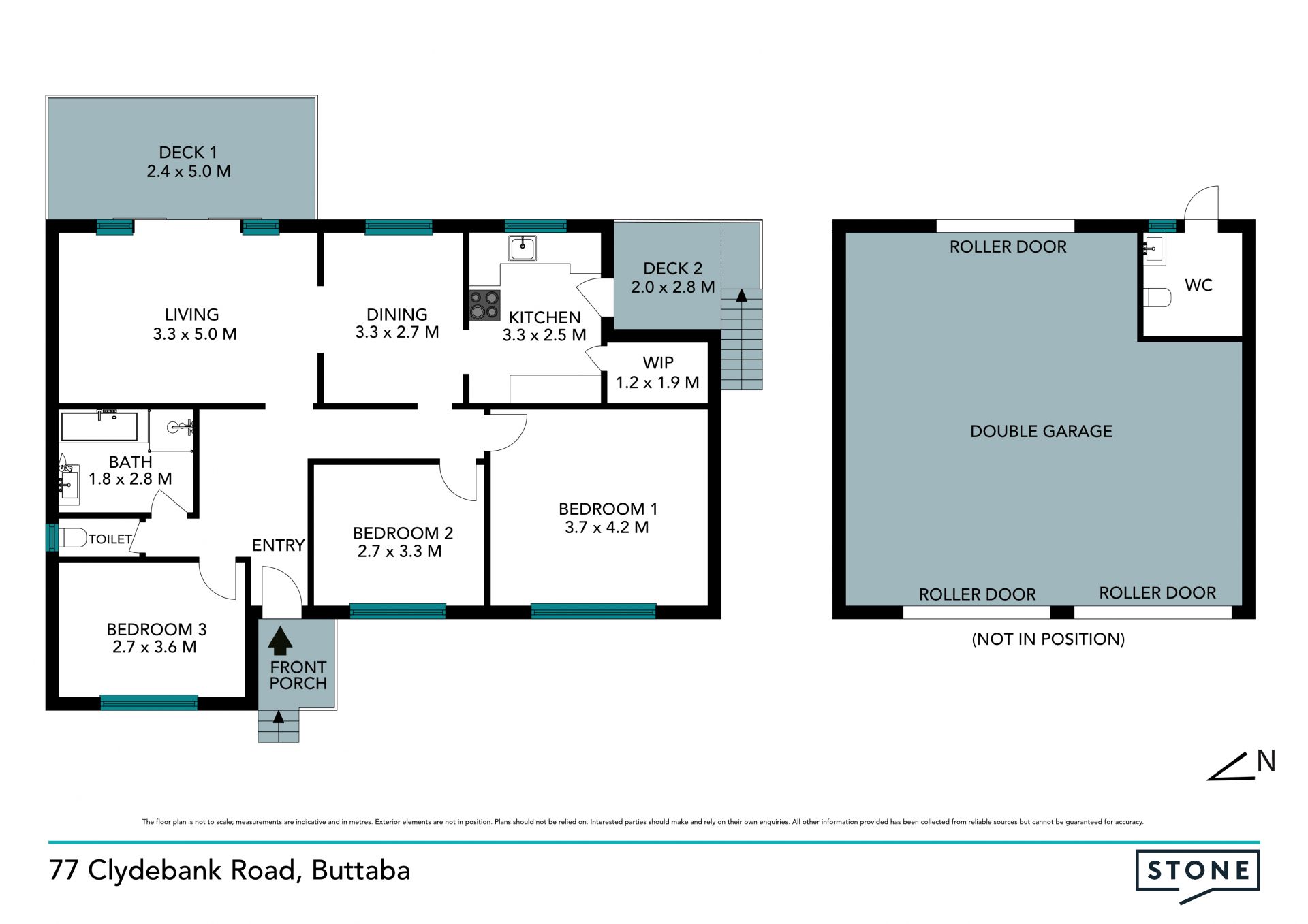 A renovated escape 300m from the lake