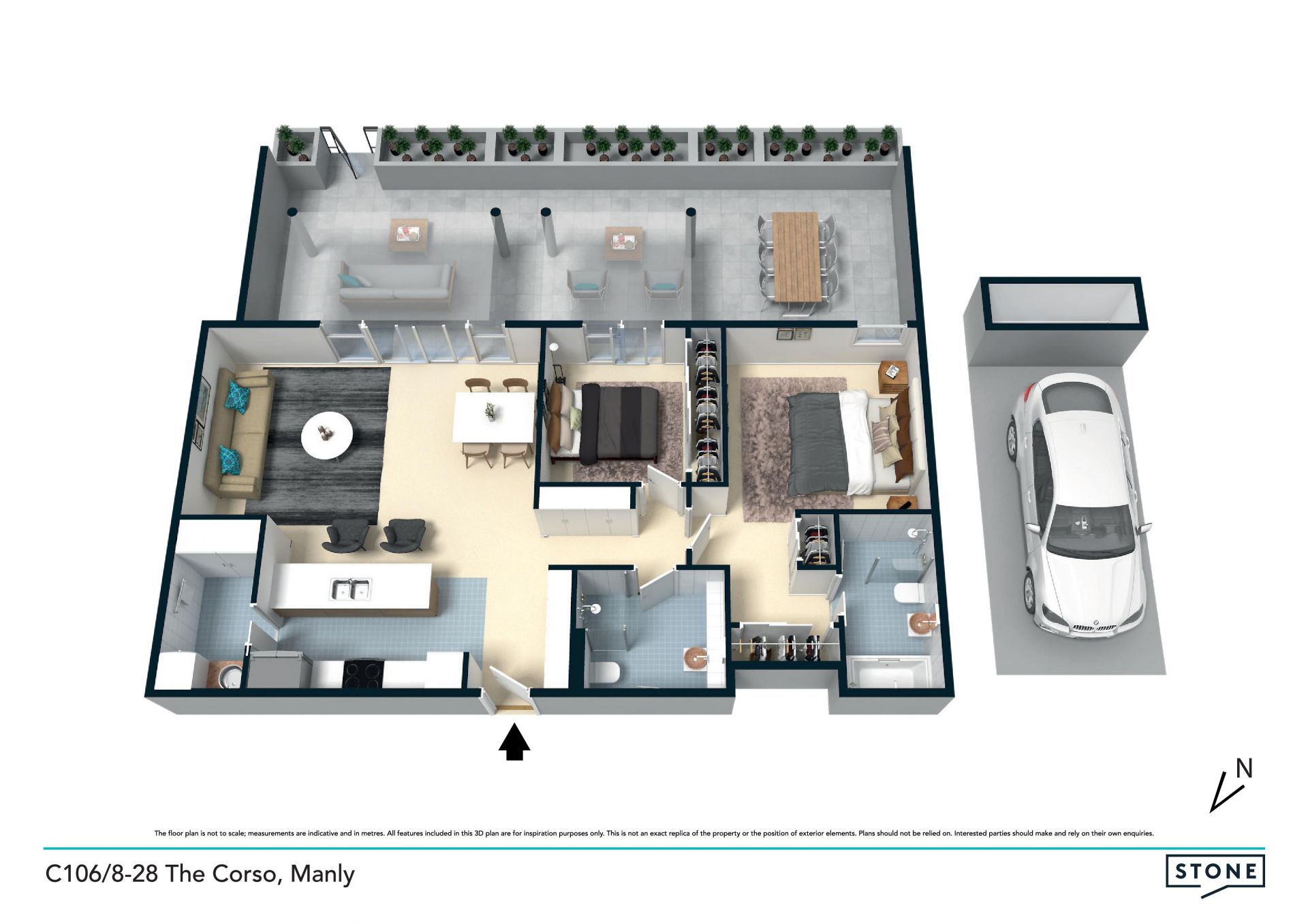 Exclusive lifestyle pad for executives, downsizers or lock-and-leave weekenders