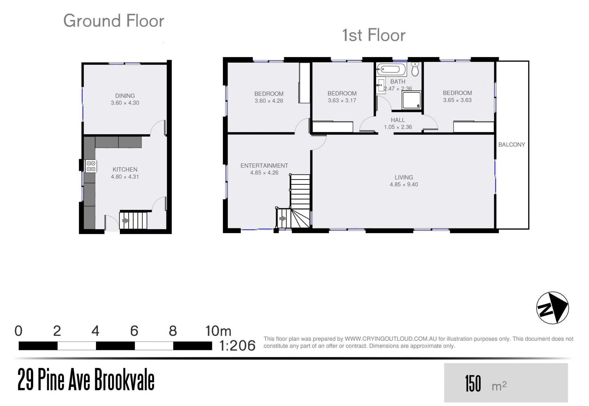 Three Bedroom Duplex in Convenient Location
