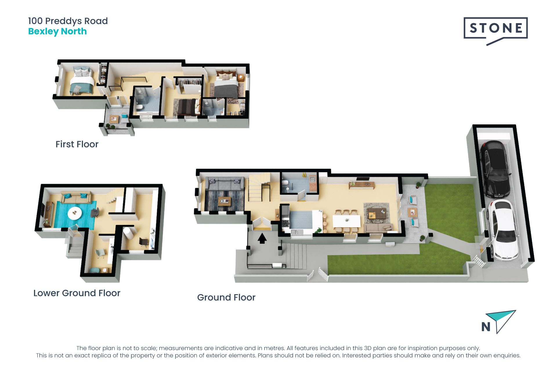 3 Bed | 3 Bath | 2 Car | Modern Hilltop Duplex