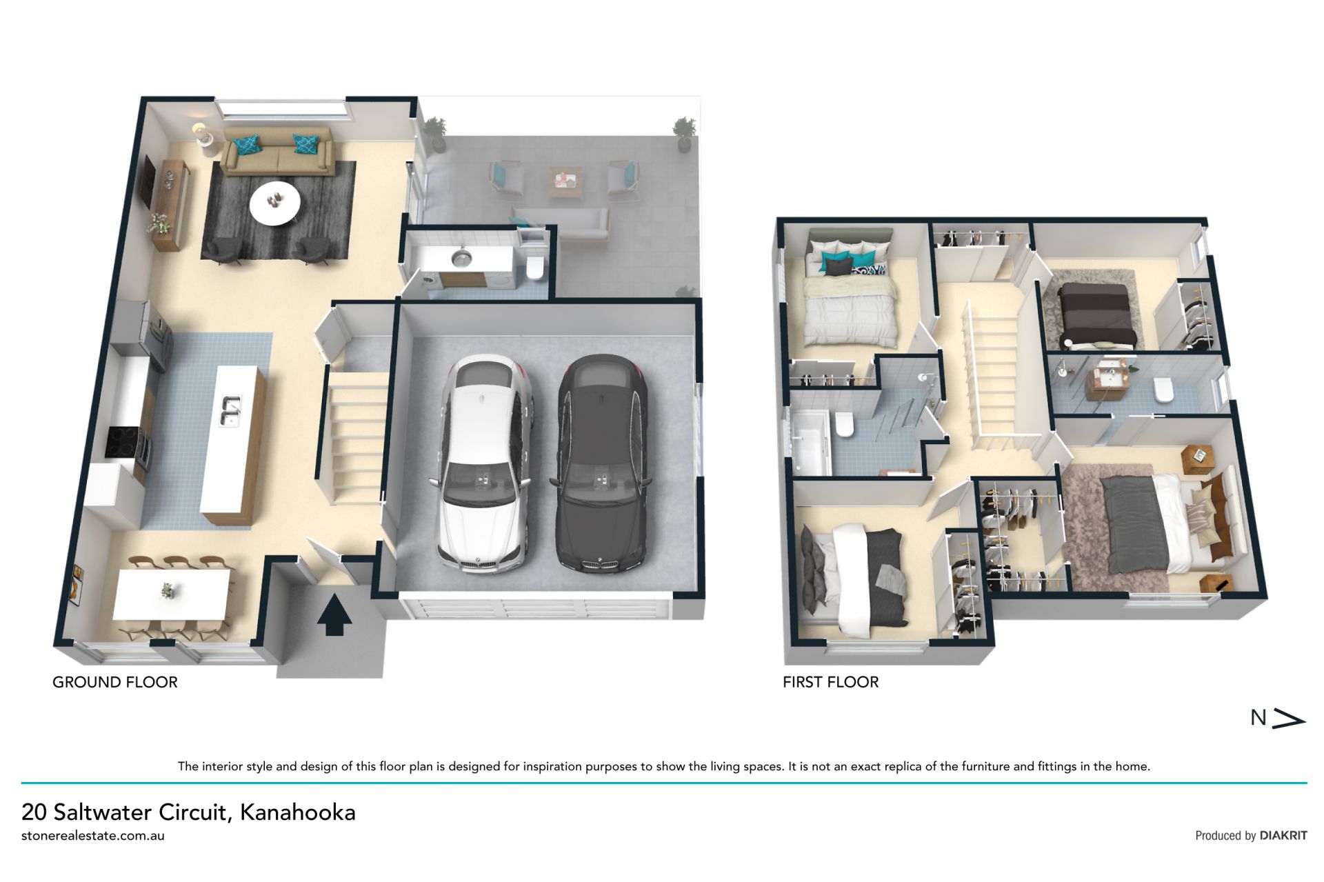 Designer home in newly-built estate