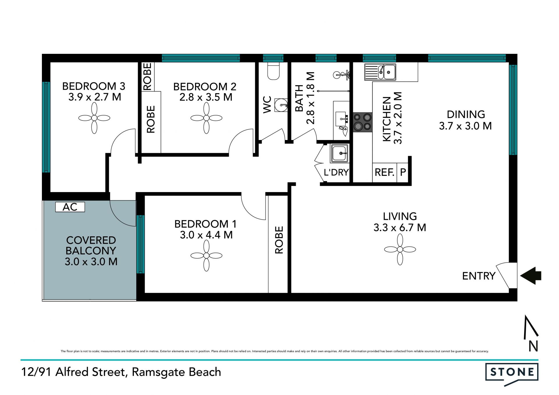 Freshly renovated - premium beachside location