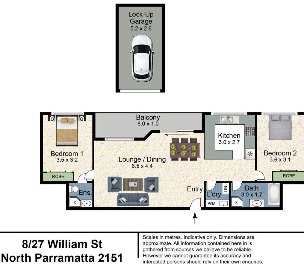 Well Presented Two Bedroom Unit In Sought After Locale