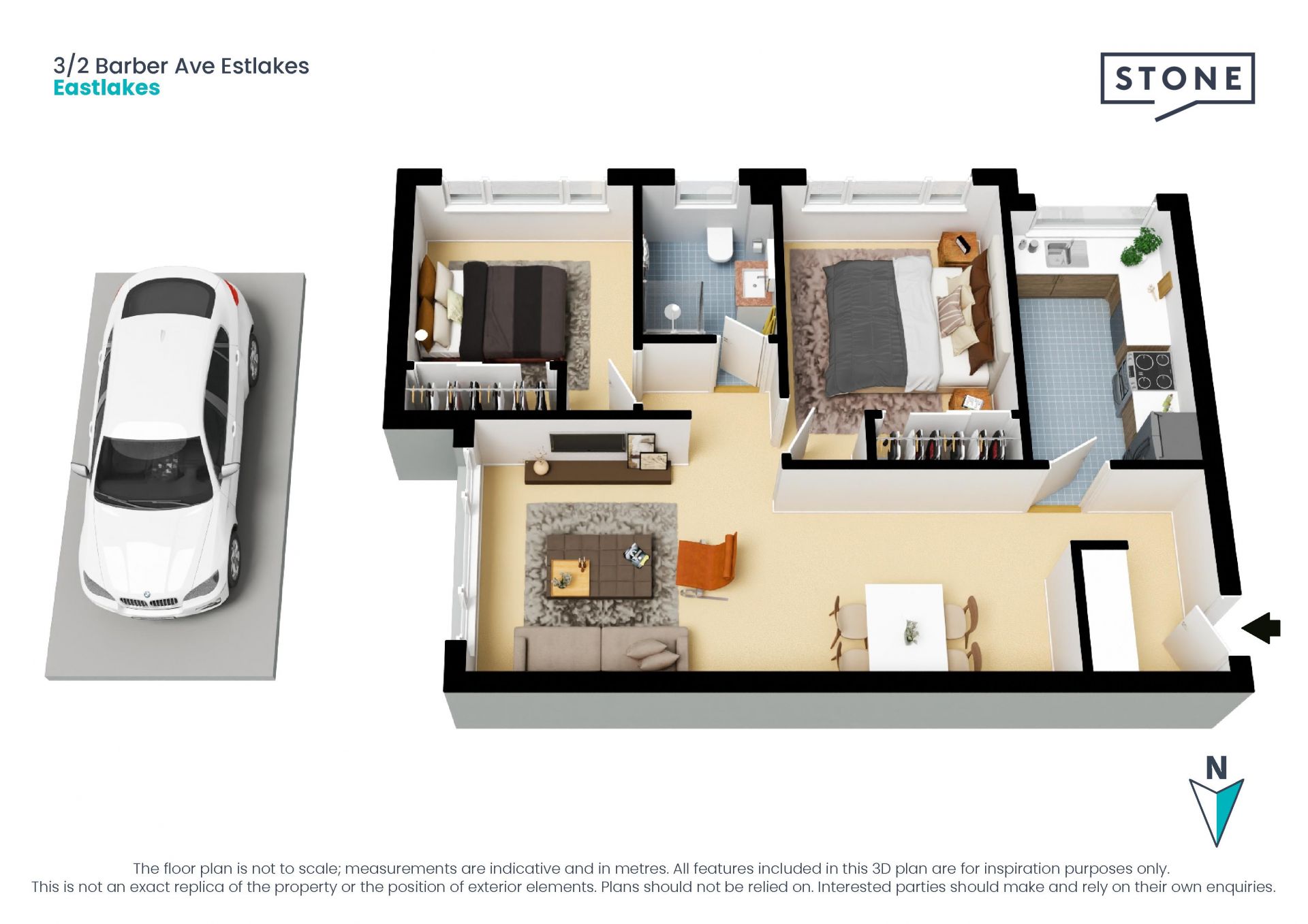 Renovated Two Bedroom Apartment with a quiet and centre location!