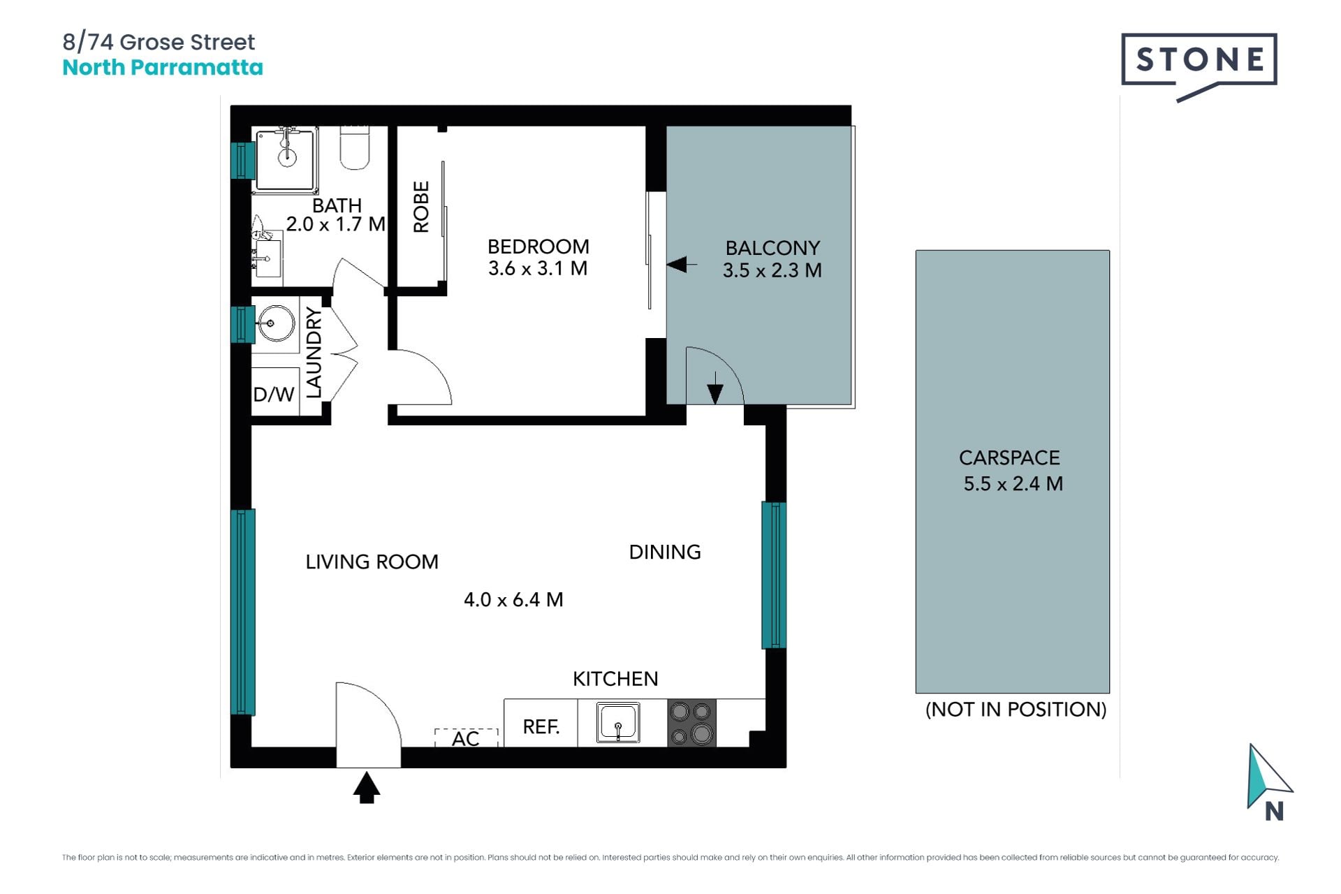 Well Presented Modern One Bedroom Apartment