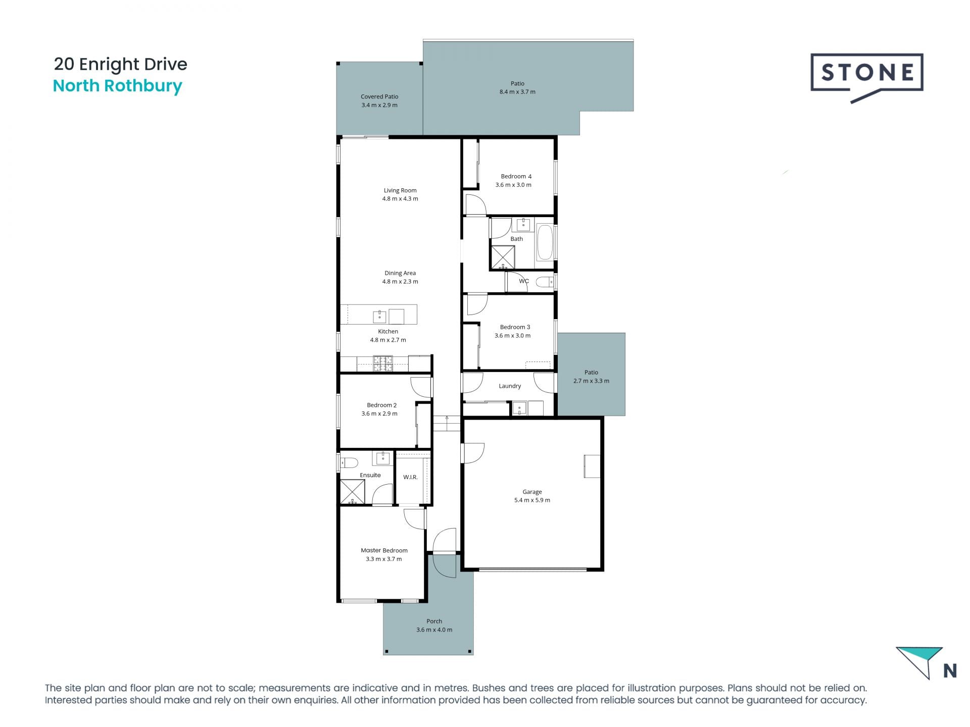 Contemporary four-bedroom home delivering ease and comfort