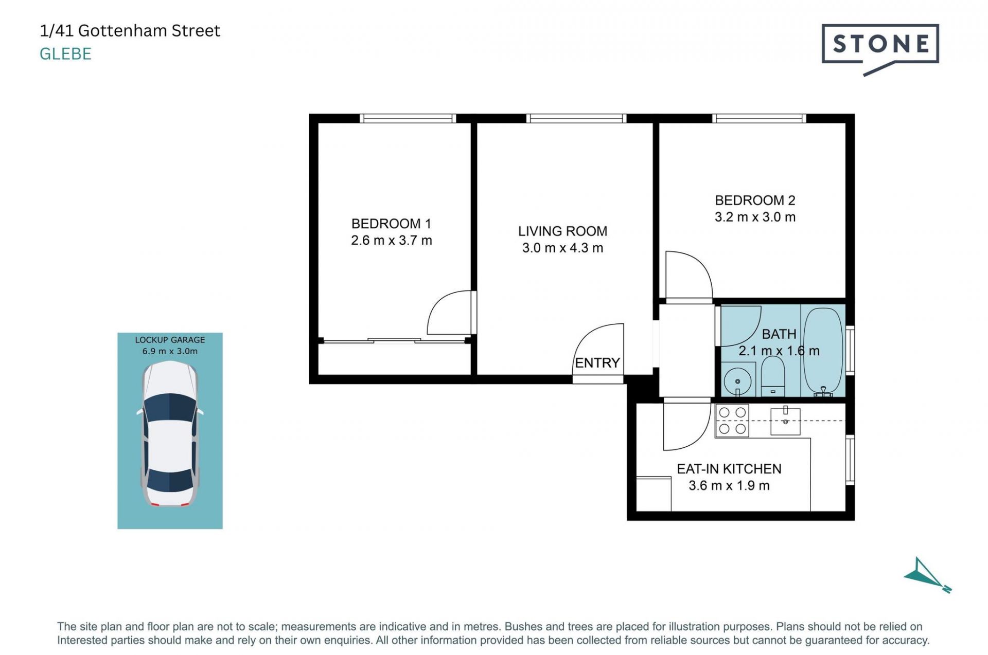 Updated apartment in a great location