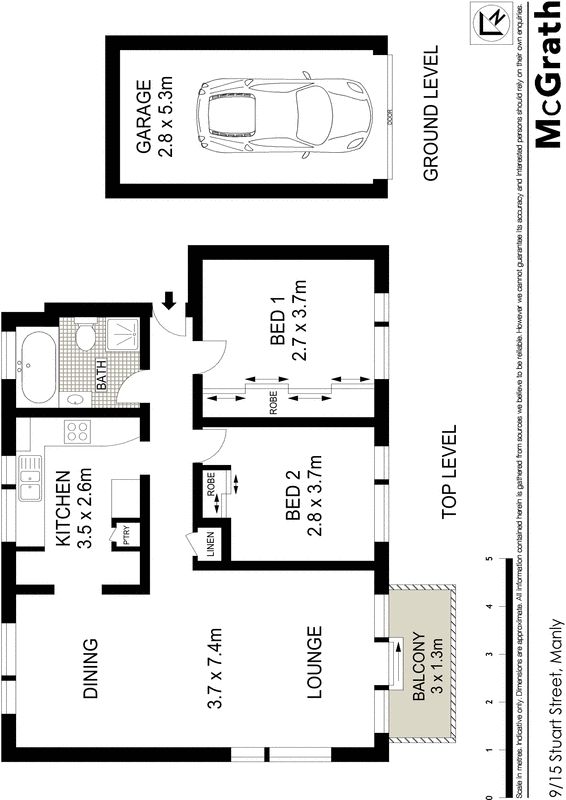 Top floor apartment in exclusive lifestyle address