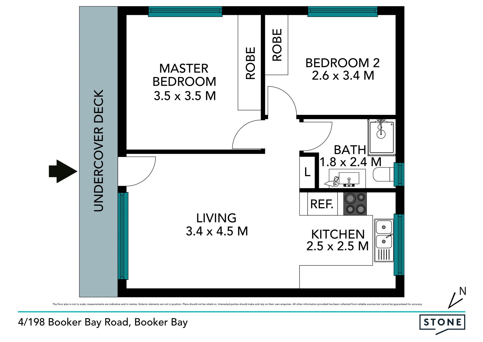 Prime position in sandy waterfront complex