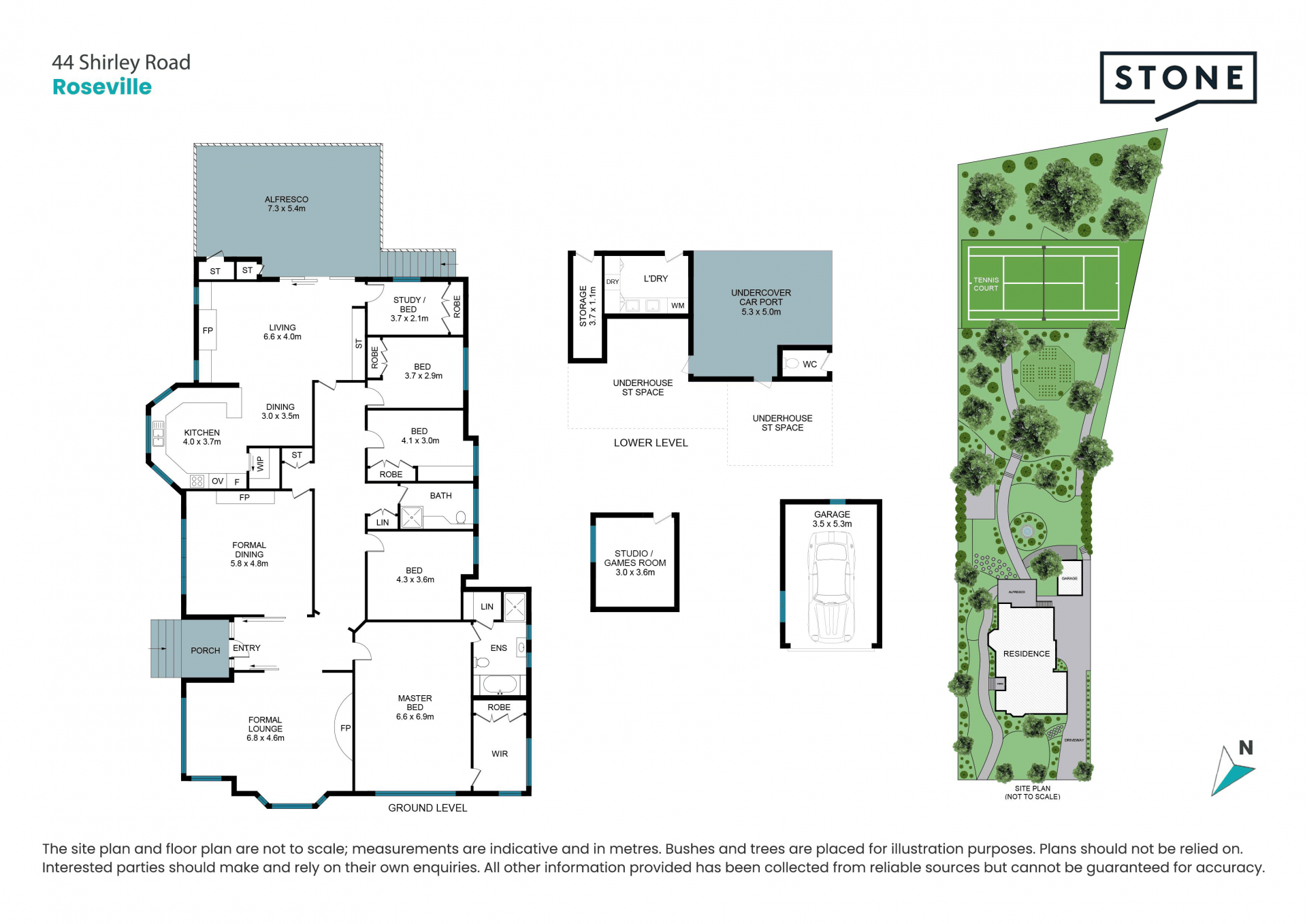 Rare offering of grand parklike tennis court estate on over 4000sqm
