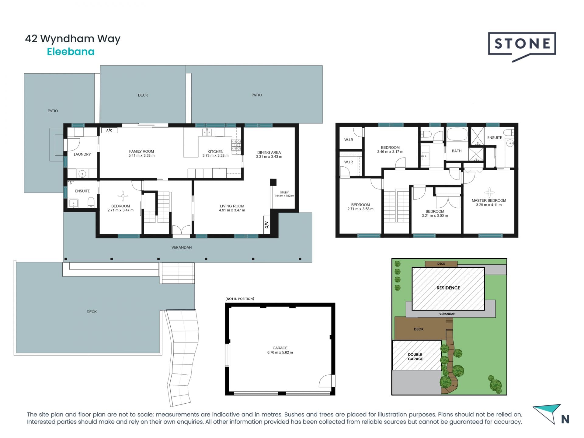 Elevated family entertainer with water views