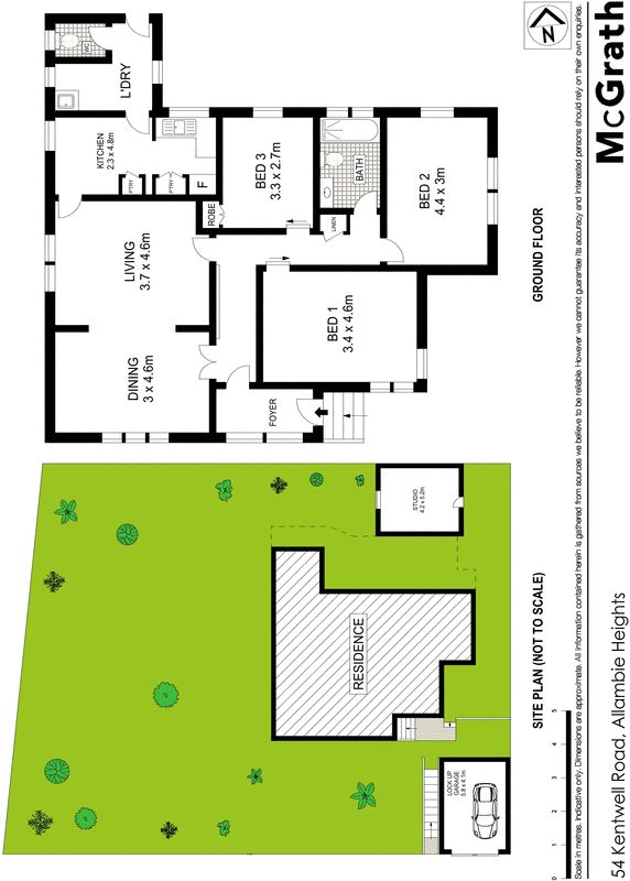 Original home on an expansive north facing parcel