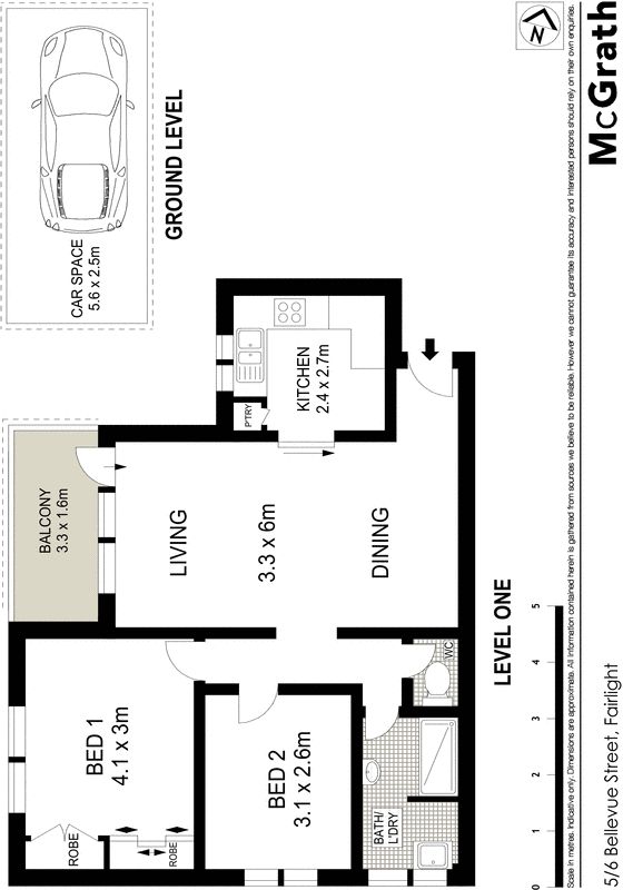 Gorgeous apartment with expansive northerly views