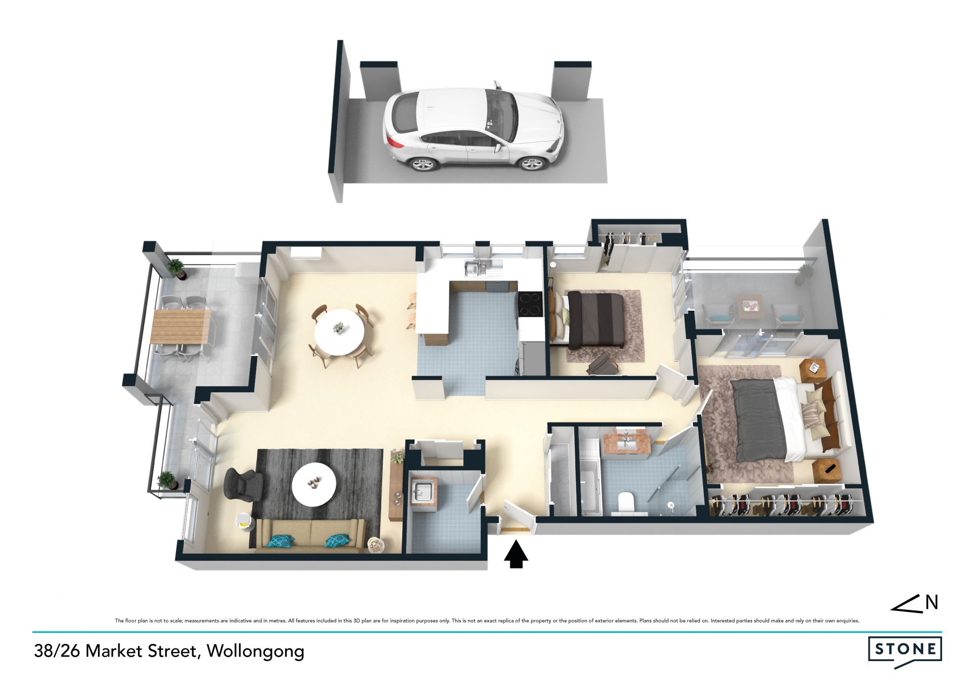 City haven at premier address moments to waterfront