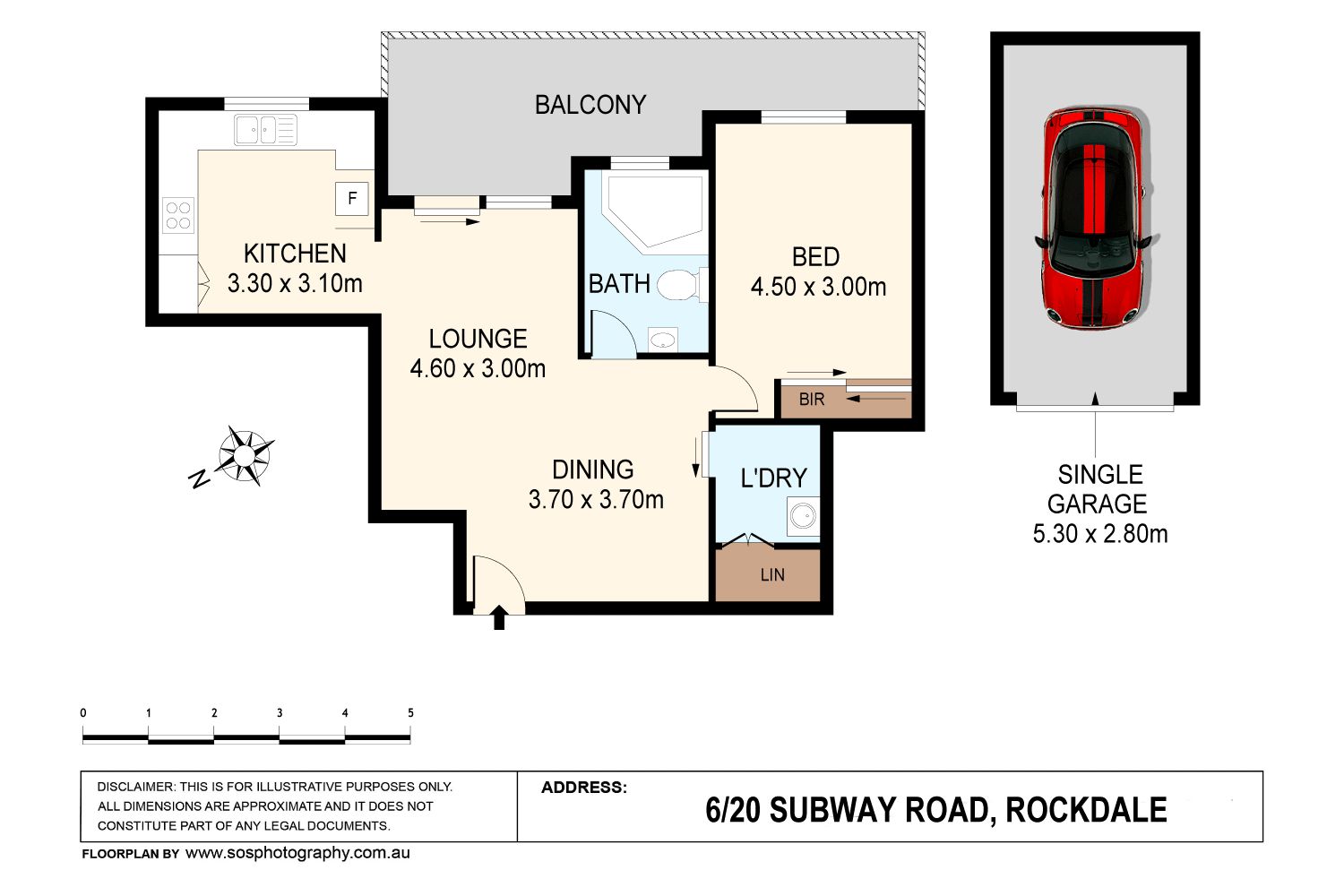 SPACIOUS ONE-BEDDER