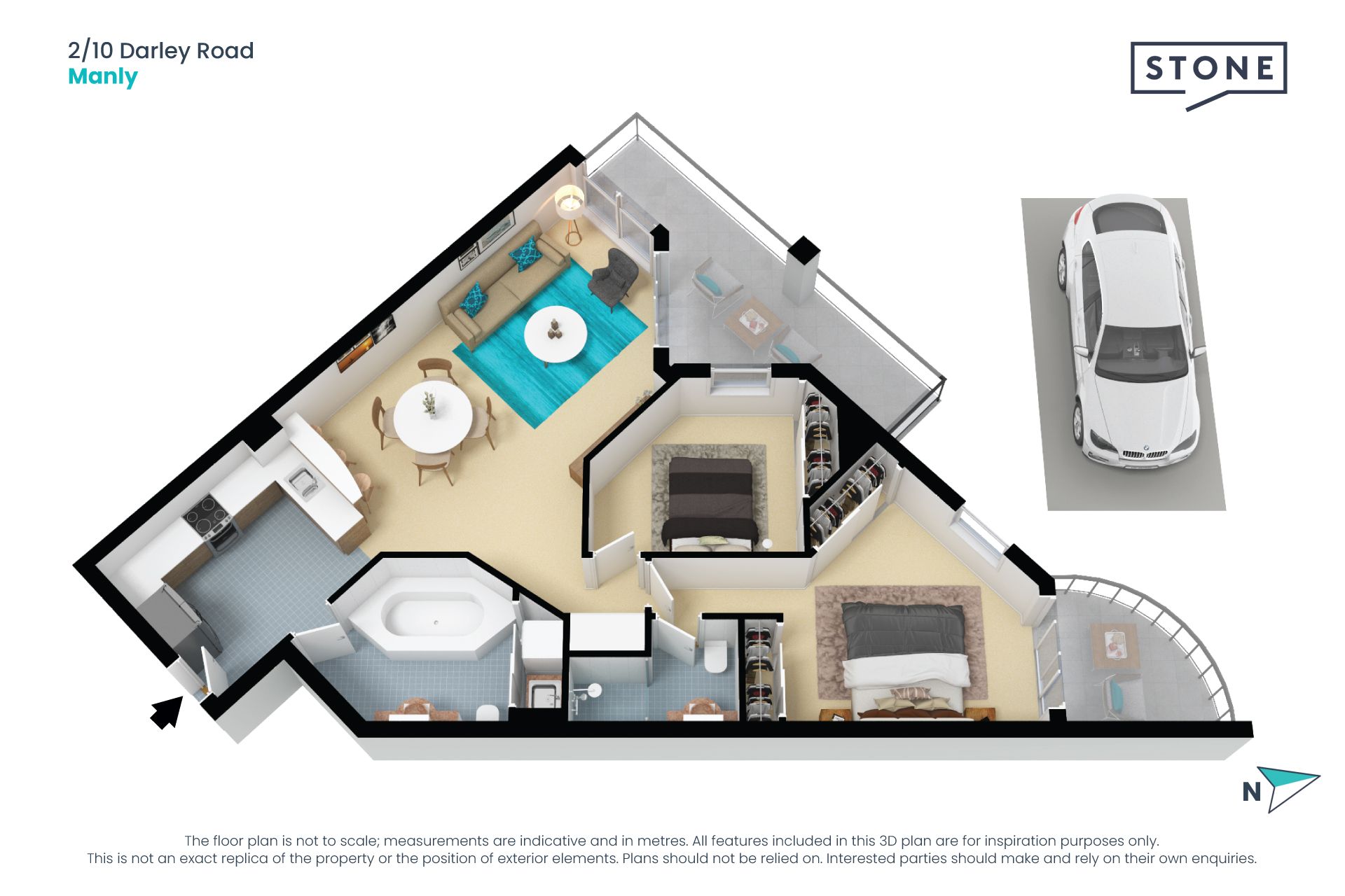 Modern apartment in the heart of Manly