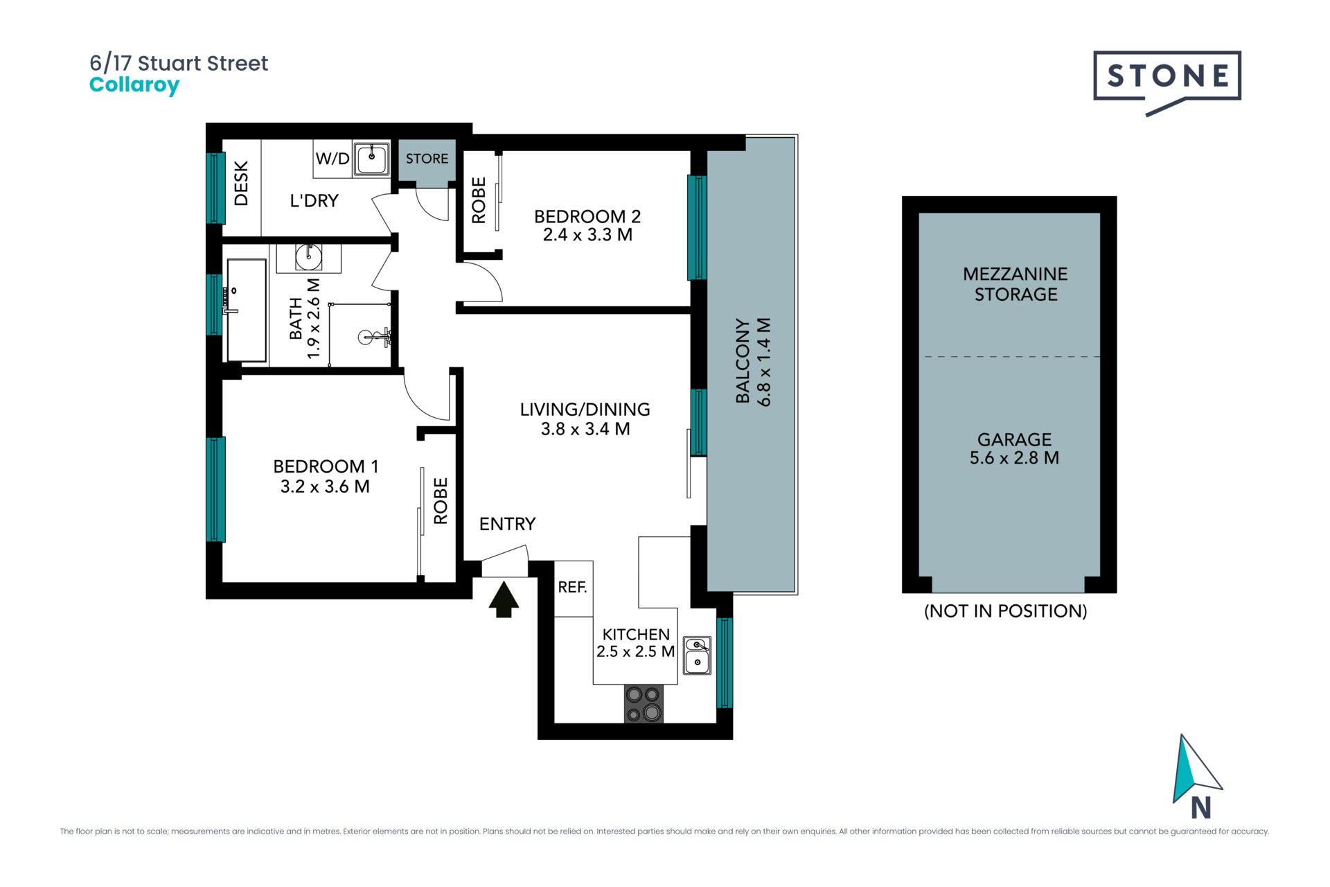 Top-floor apartment between beach and lake in quiet cul-de-sac