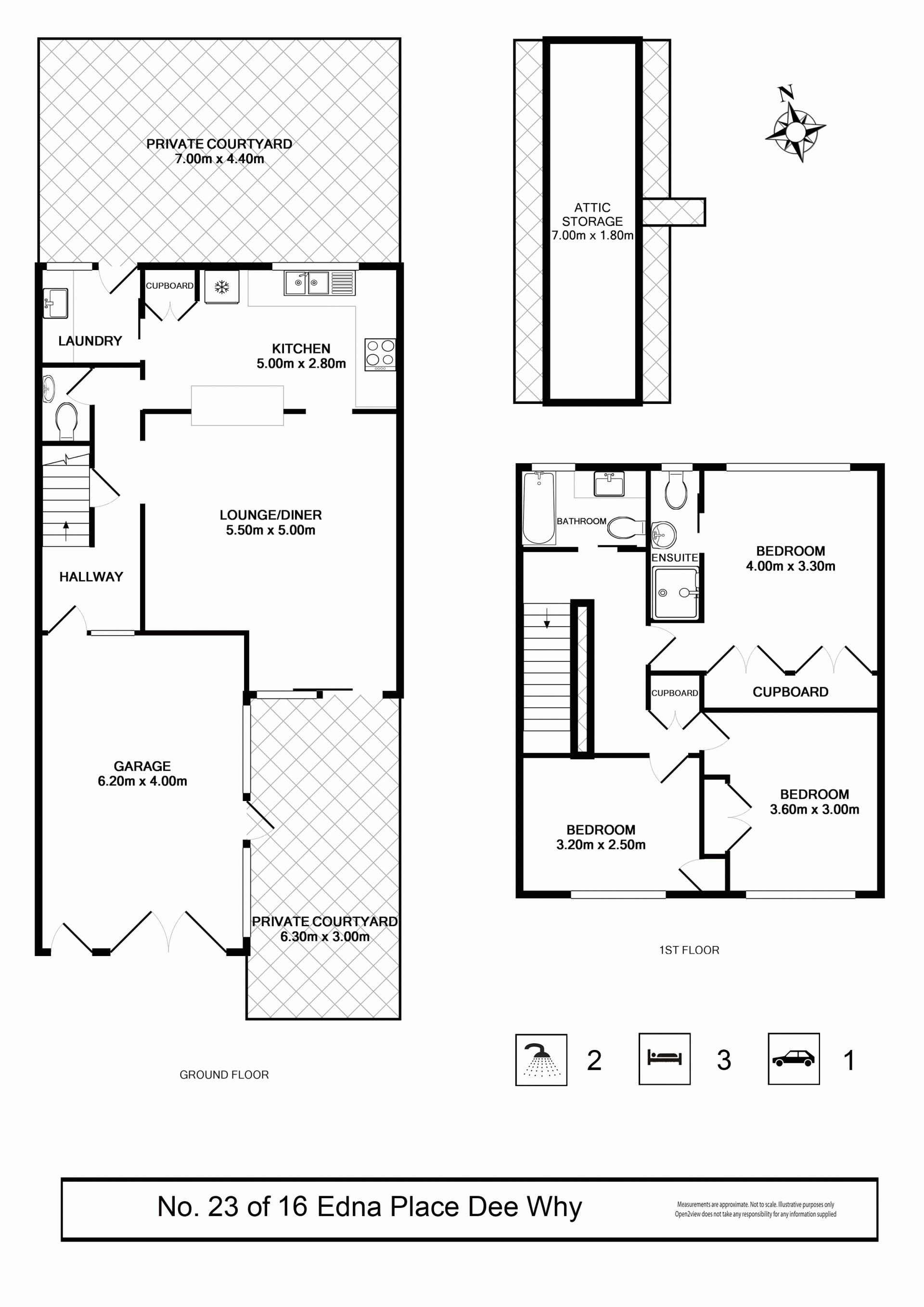 Chic Townhouse with 2 Courtyards!