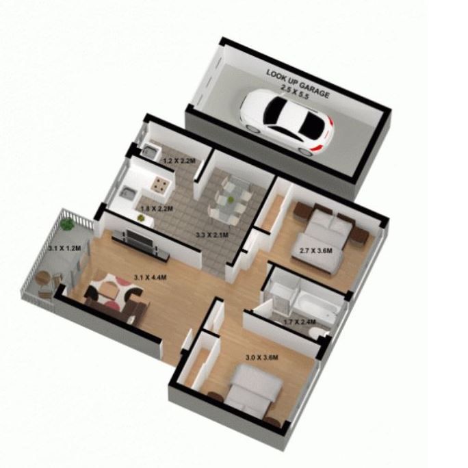 Neat and Tidy 2 Bedroom Unit