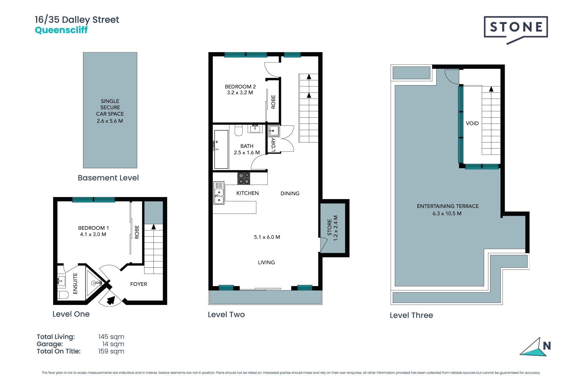 Lifestyle apartment with huge north-facing rooftop terrace