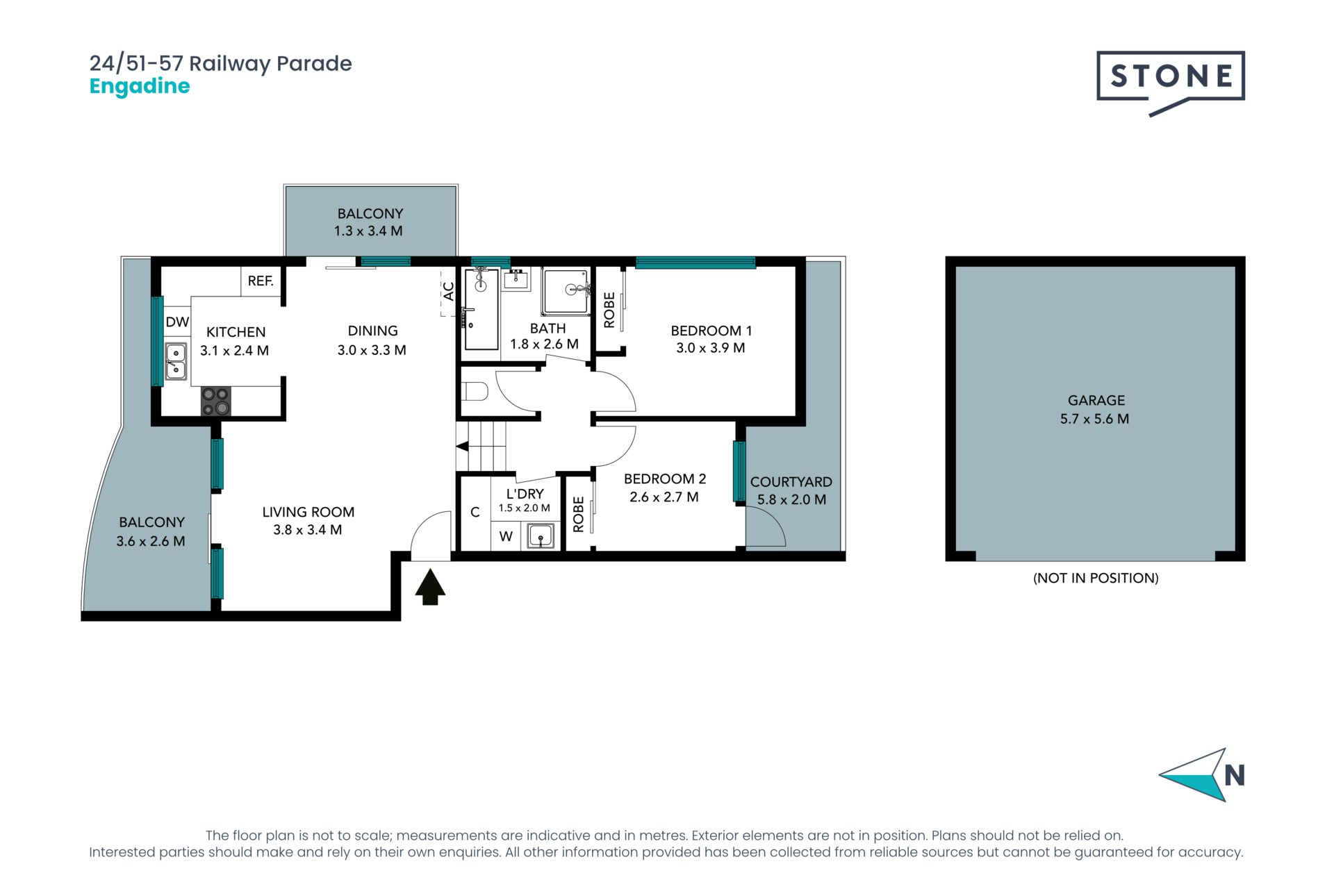 Bright And Airy Apartment In Convenient Location