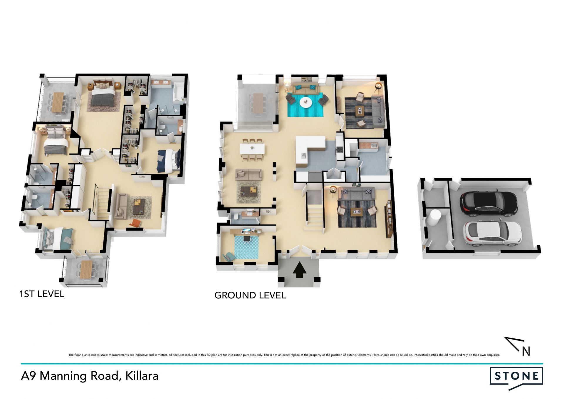 Sundrenched privacy with expansive flowing layout