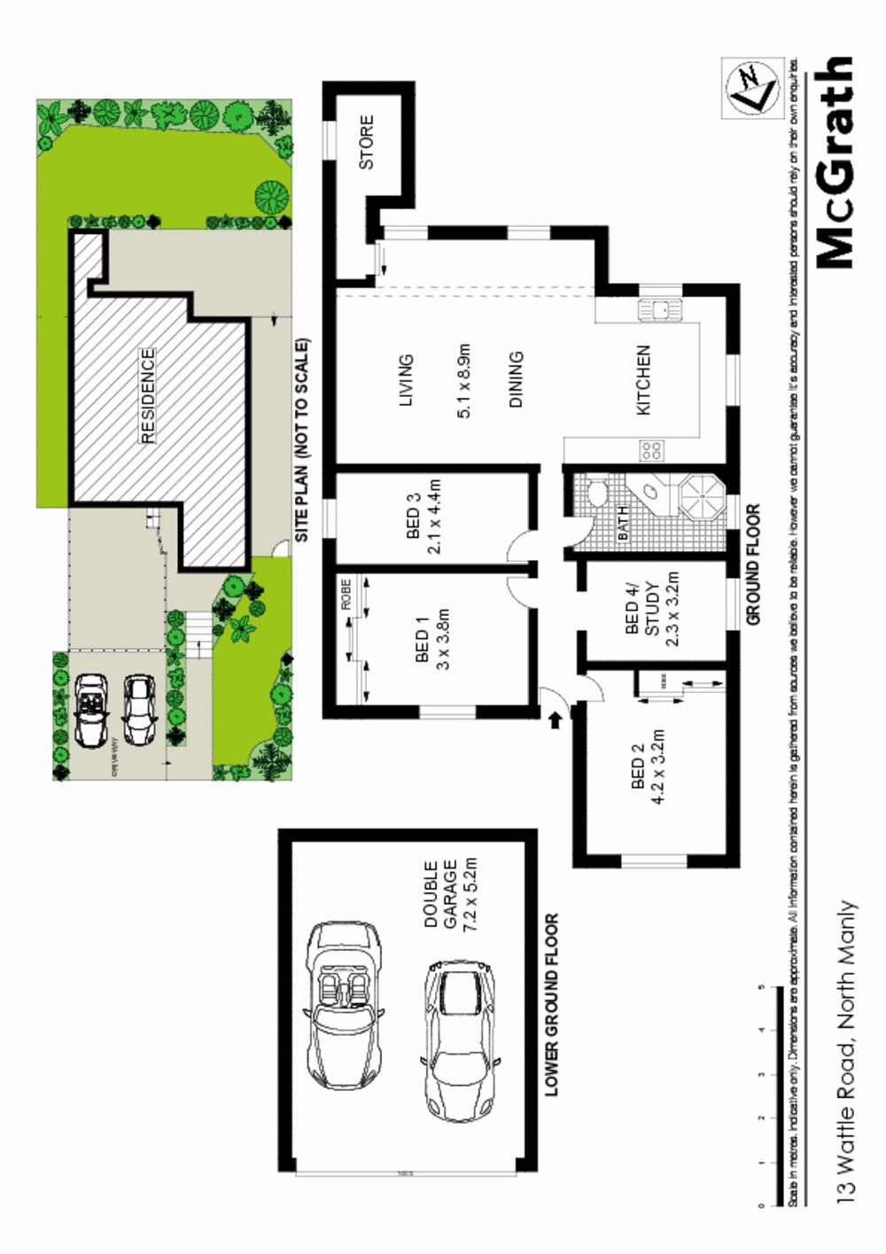 Level child and pet friendly lawns with entertaining terrace