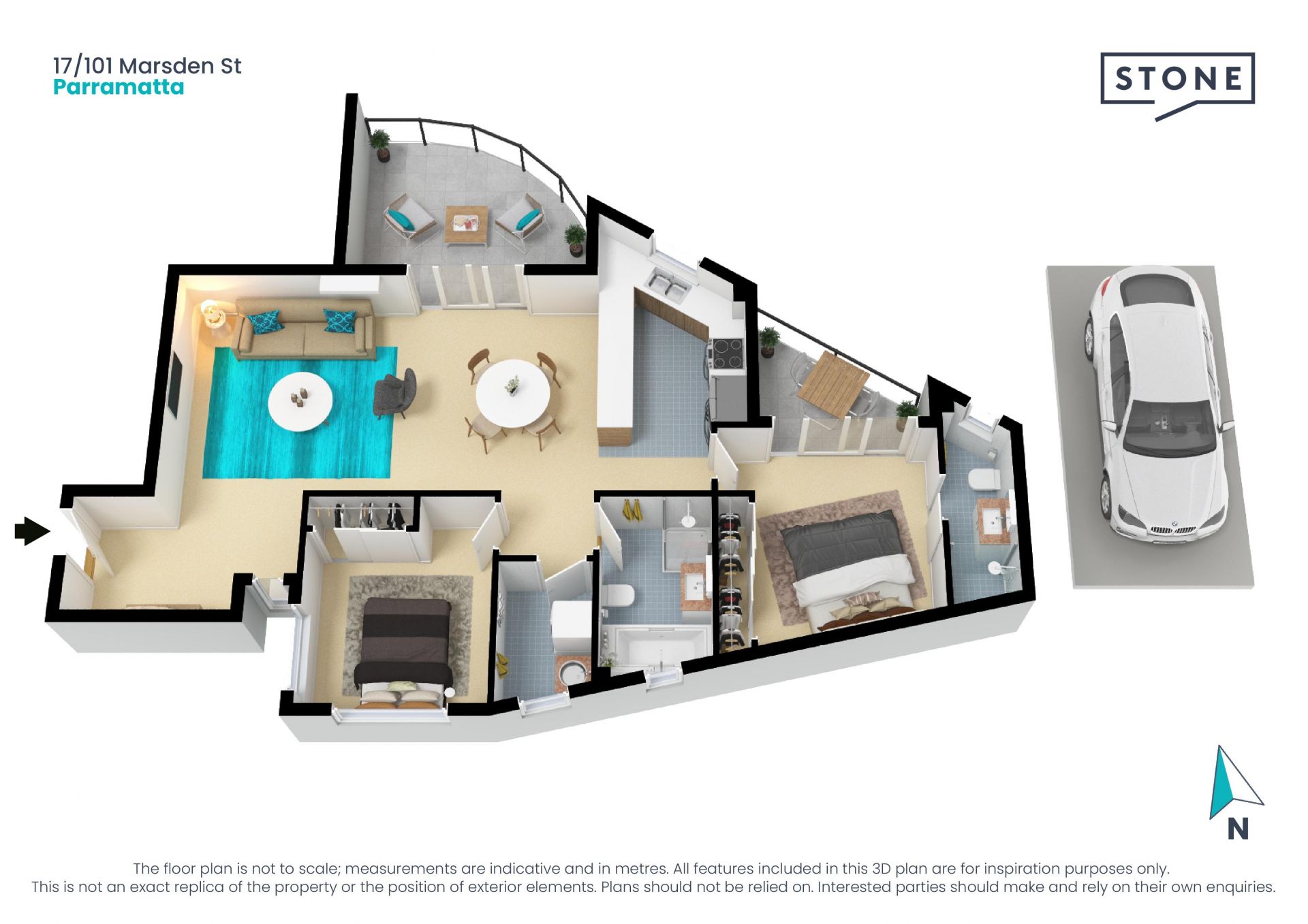 Modern Two Bedroom Apartment