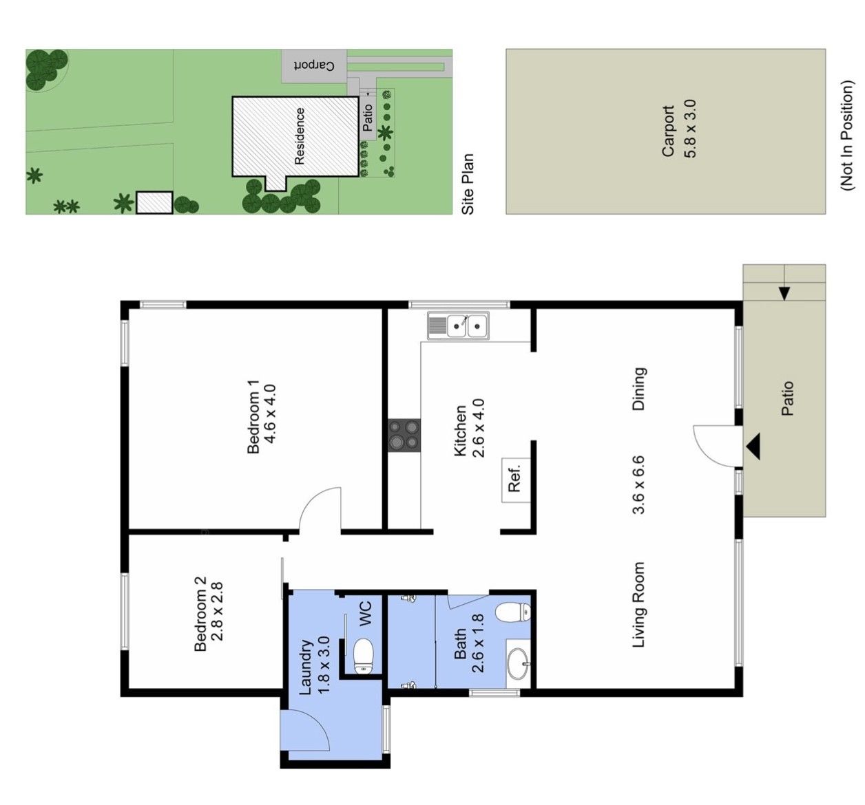 Beachside Cottage on 696sqm Block - Side Access