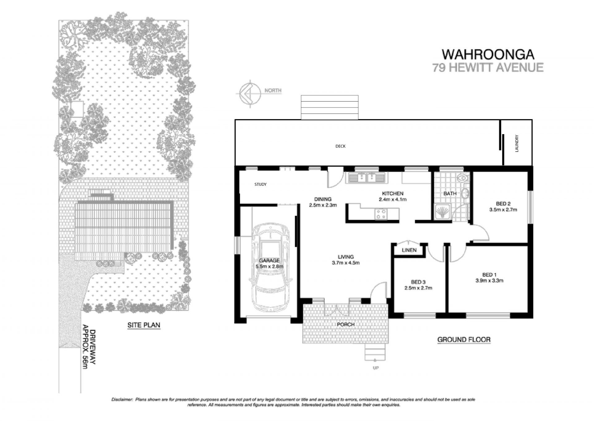 Quiet location in tree lined street