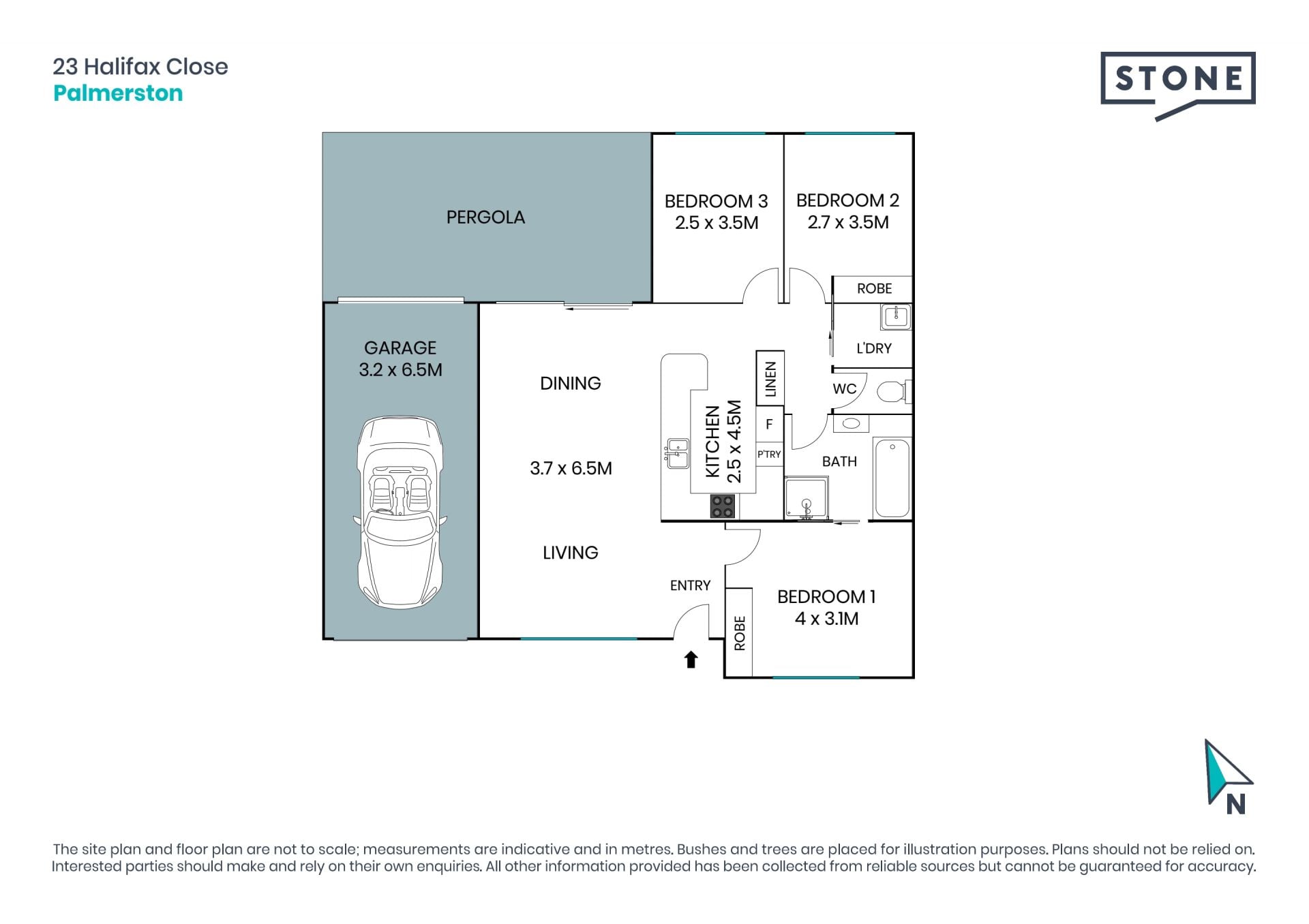 Single level living in a prime Palmerston position