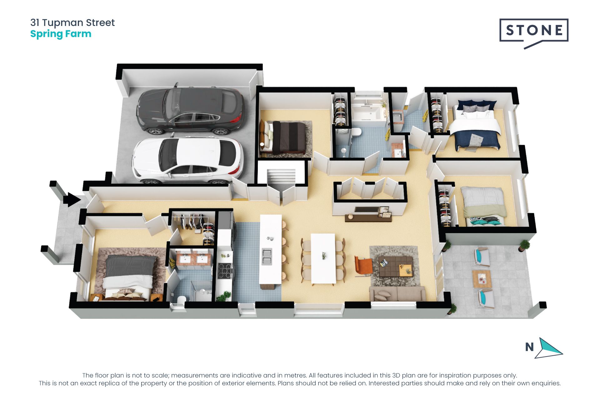 Perfectly positioned for convenience and comfort