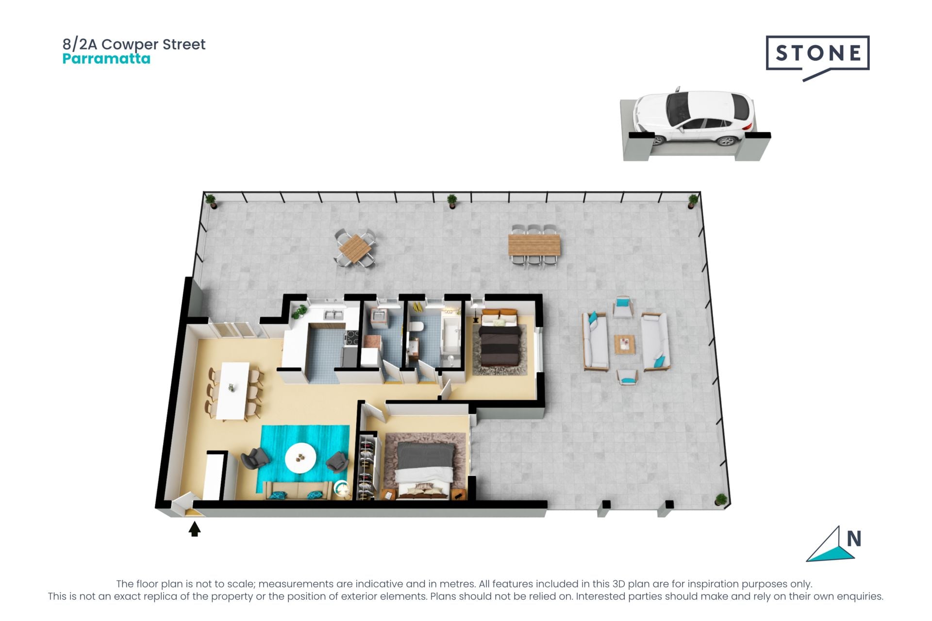 Bright Terrace-Style Apartment With 238sqm on title
