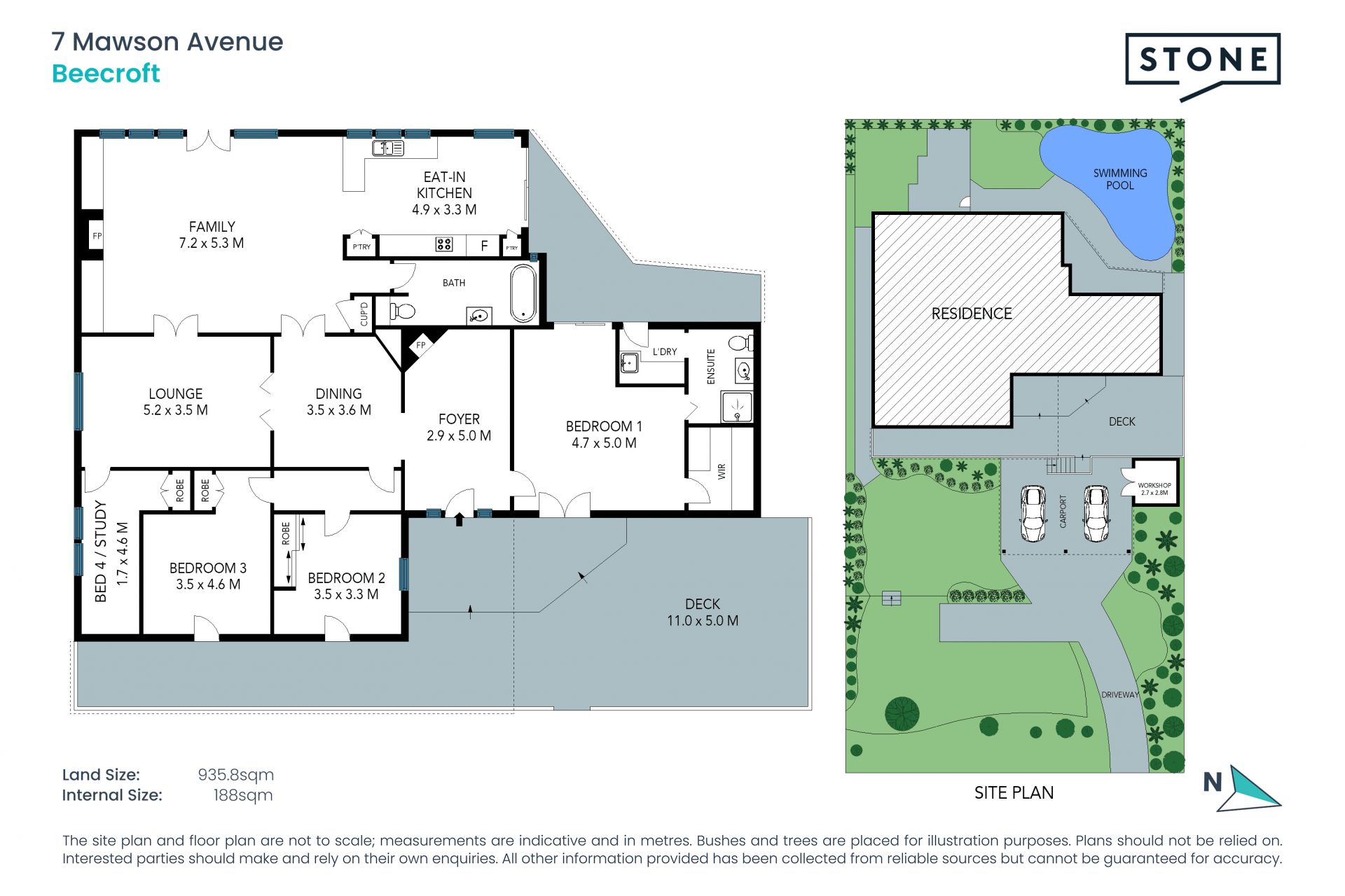 935sqm of high side east-facing land with 21.9m frontage & a beautiful single-level home