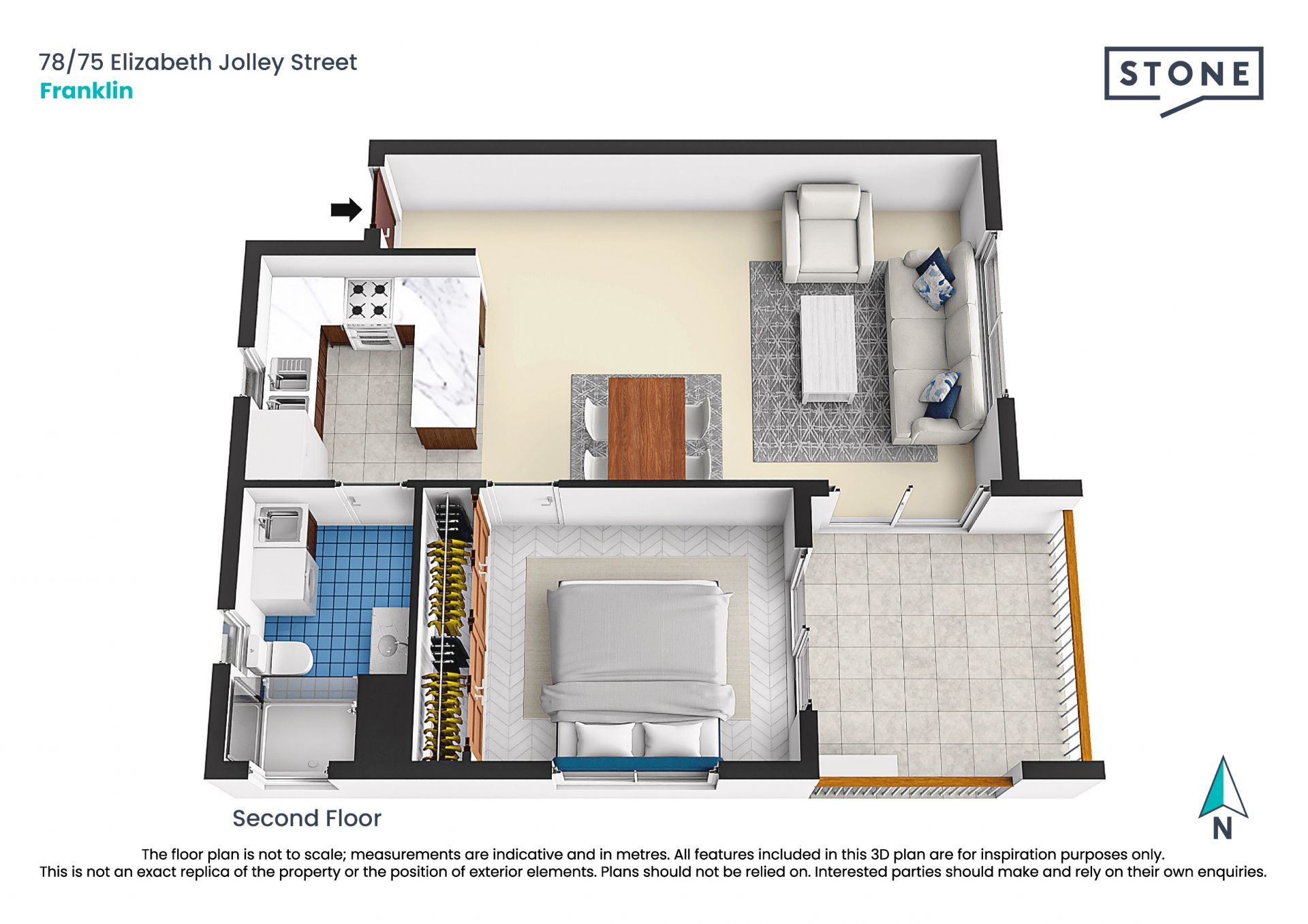 Beautifully updated apartment, the perfect blend of modern style and practicality.