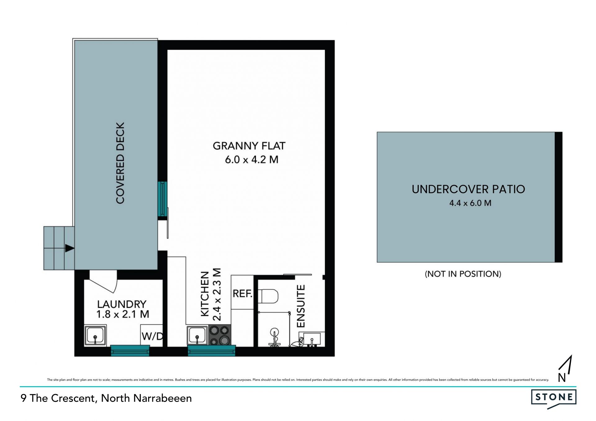 Nth Narrabeen studio with great outdoor undercover areas