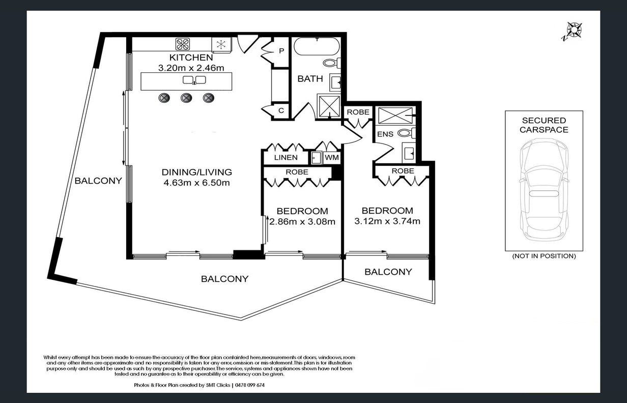 Immaculate 2 bedroom unit located in popular Paper Mill complex