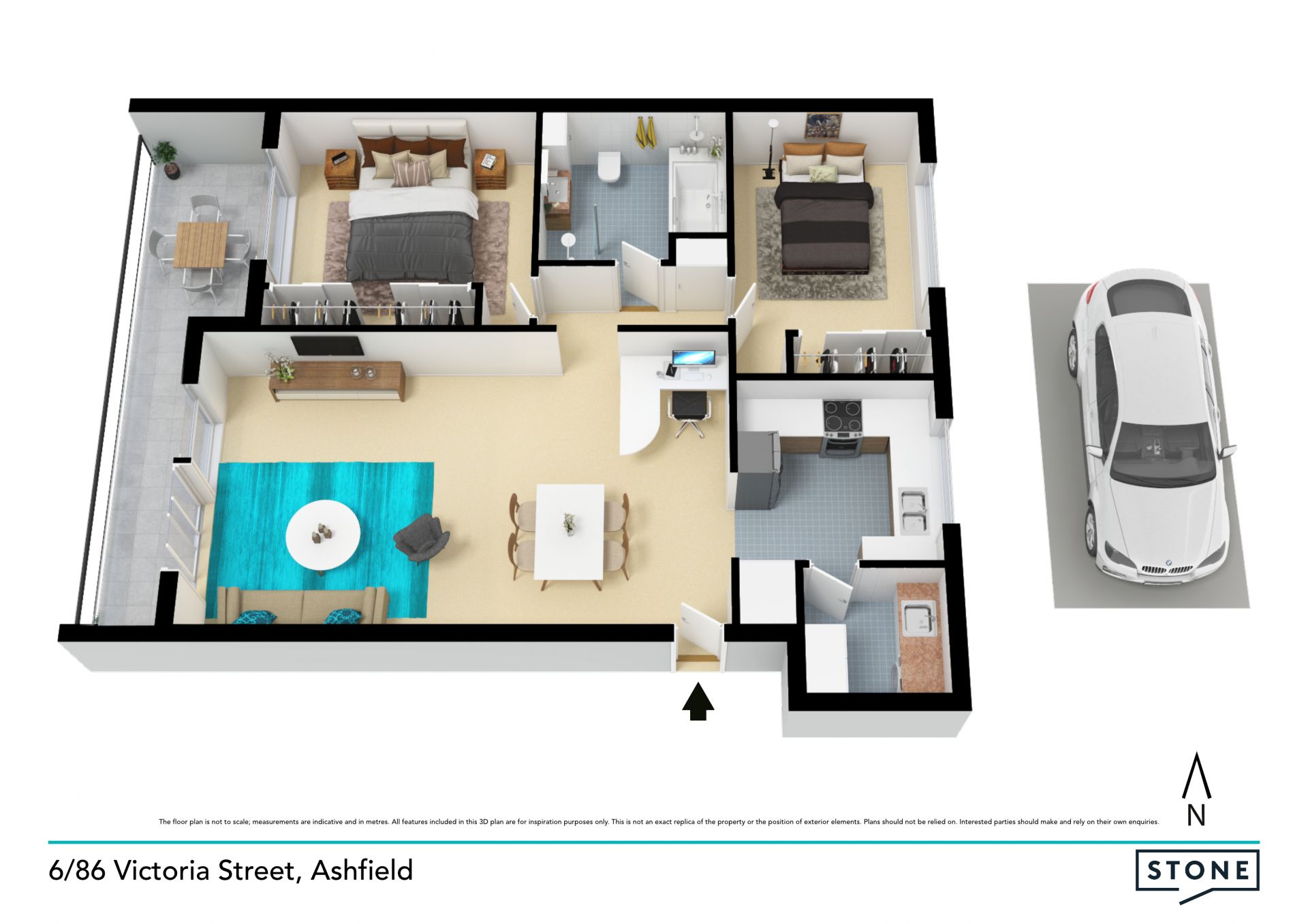 Generous Designer Living On Summer Hill Border